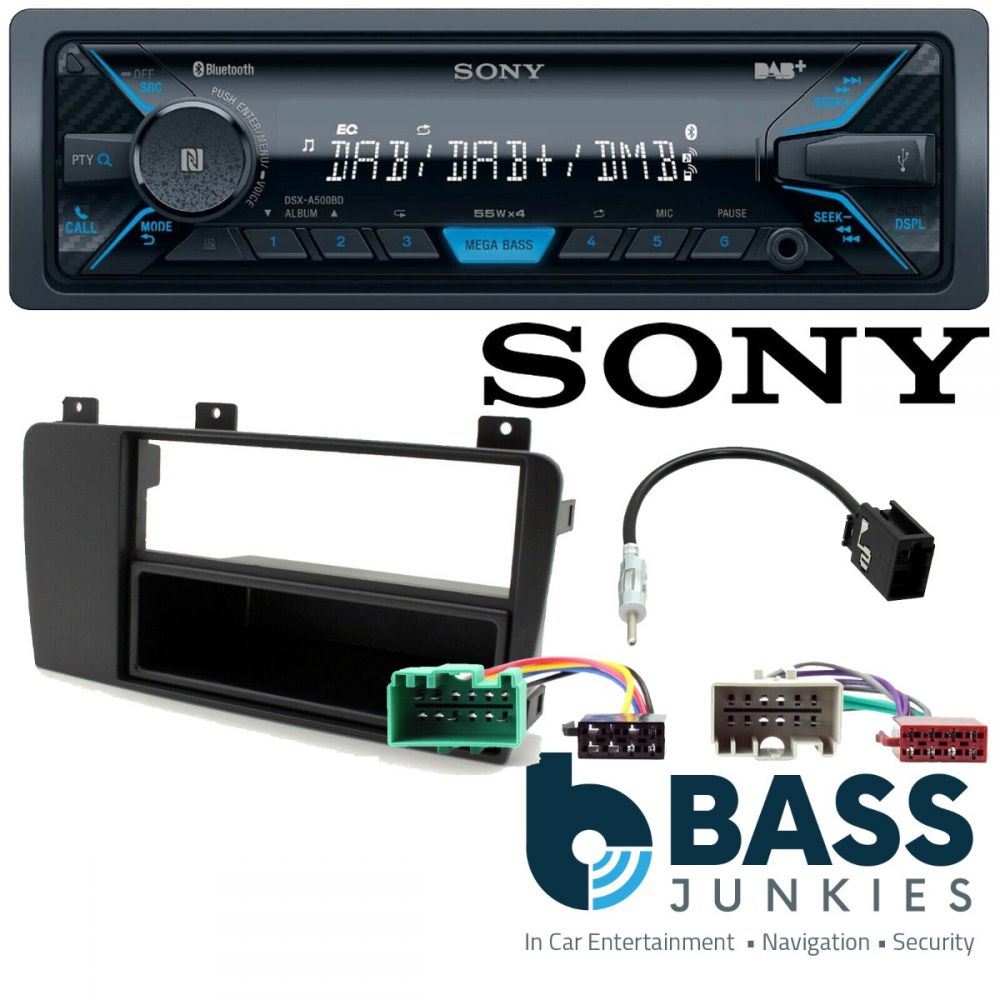 Volvo V70 2004-2007 Sony Bluetooth DAB AUX Car Stereo ISO Wiring Kit