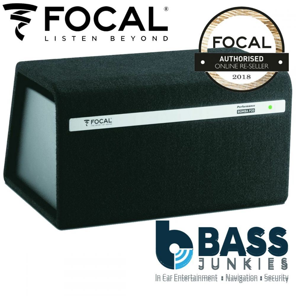 Focal BOMBAP20 - ACCESS Series 150 Watts 8" Compact Active Amplified Car Bass Box Subwoofer Enclosure