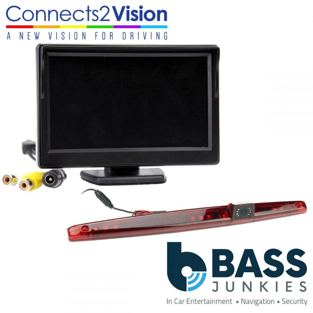 Connects2 CAM-29 Universal Car Van Brake Light Reverse Camera & 5" Screen Kit