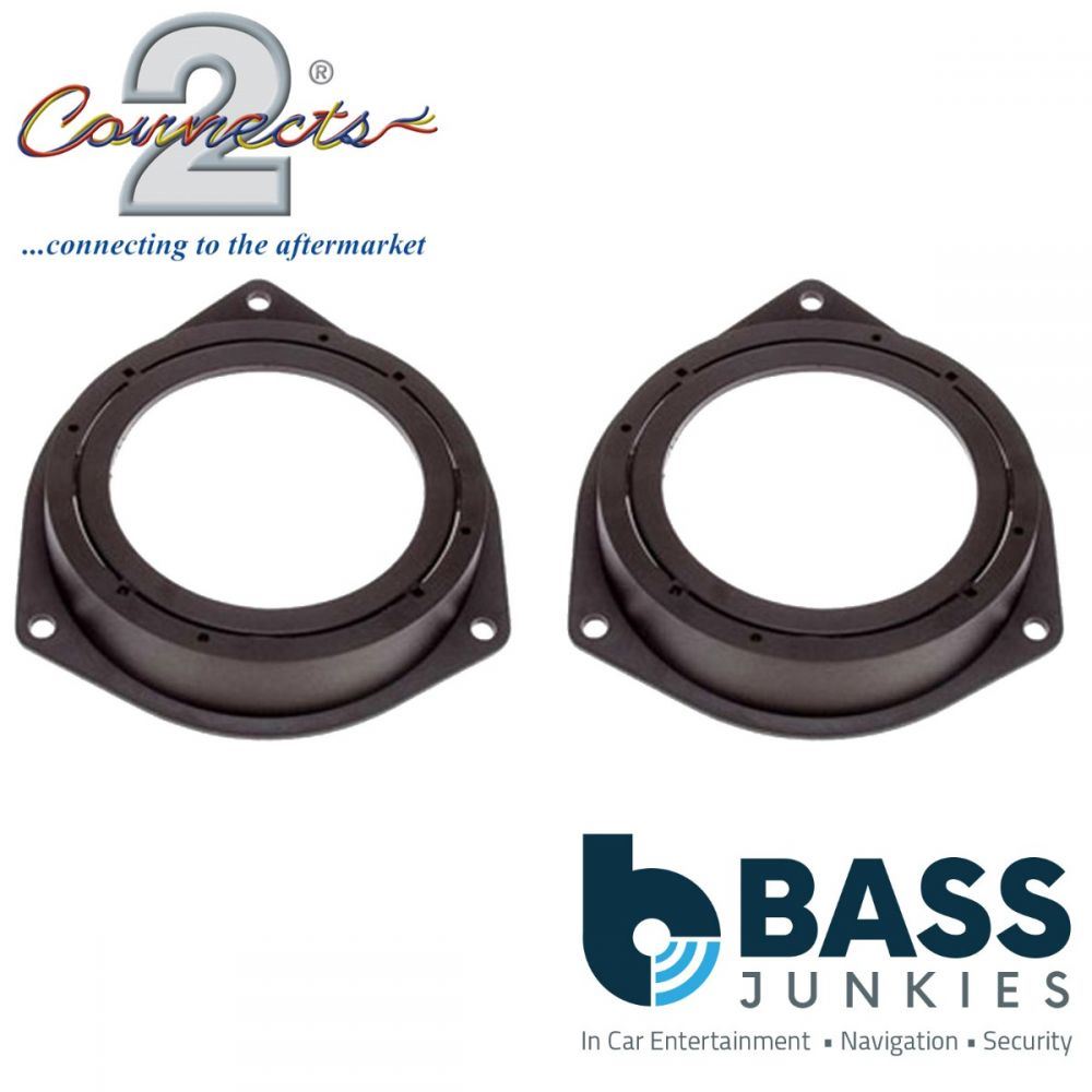 Connects2 CT25VX05 - Vauxhall Astra & Corsa 100m-120mm 4"-5" Rear Side Panel Car Speaker Adapter Brackets