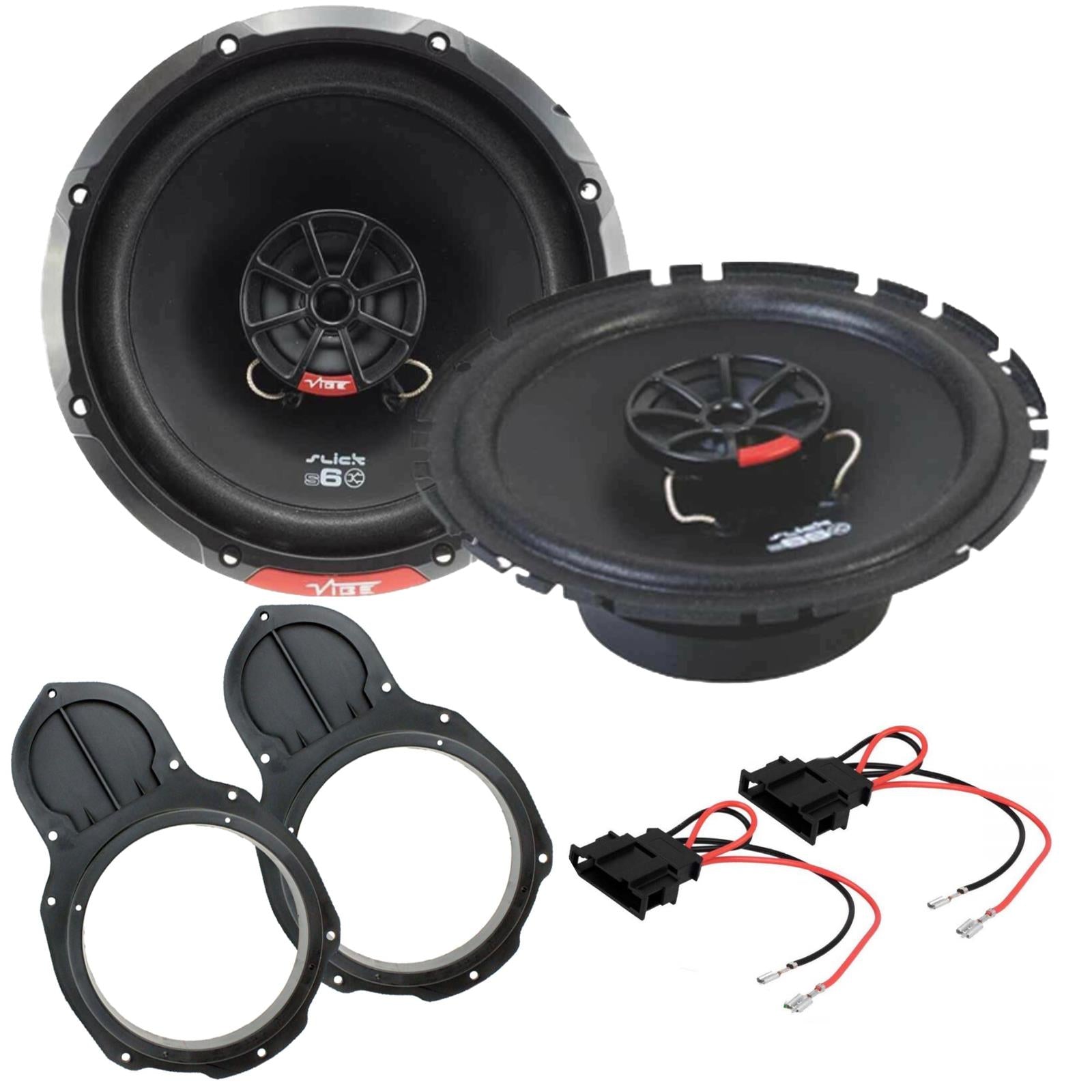 VW Passat B7 Vibe 480 Watts Pair 17cm 2 Way Front Door Car Speakers Fitting Kit