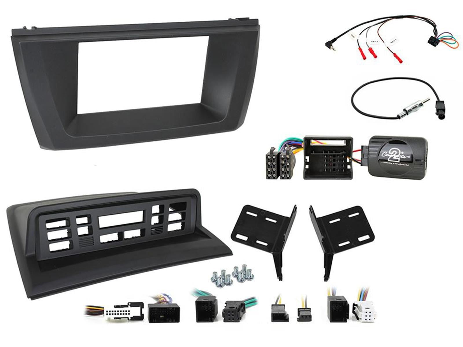Connects2 CTKBM29 BMW X3 03-10 E83 Double Din Car Stereo Fascia & Steering Wheel Interface