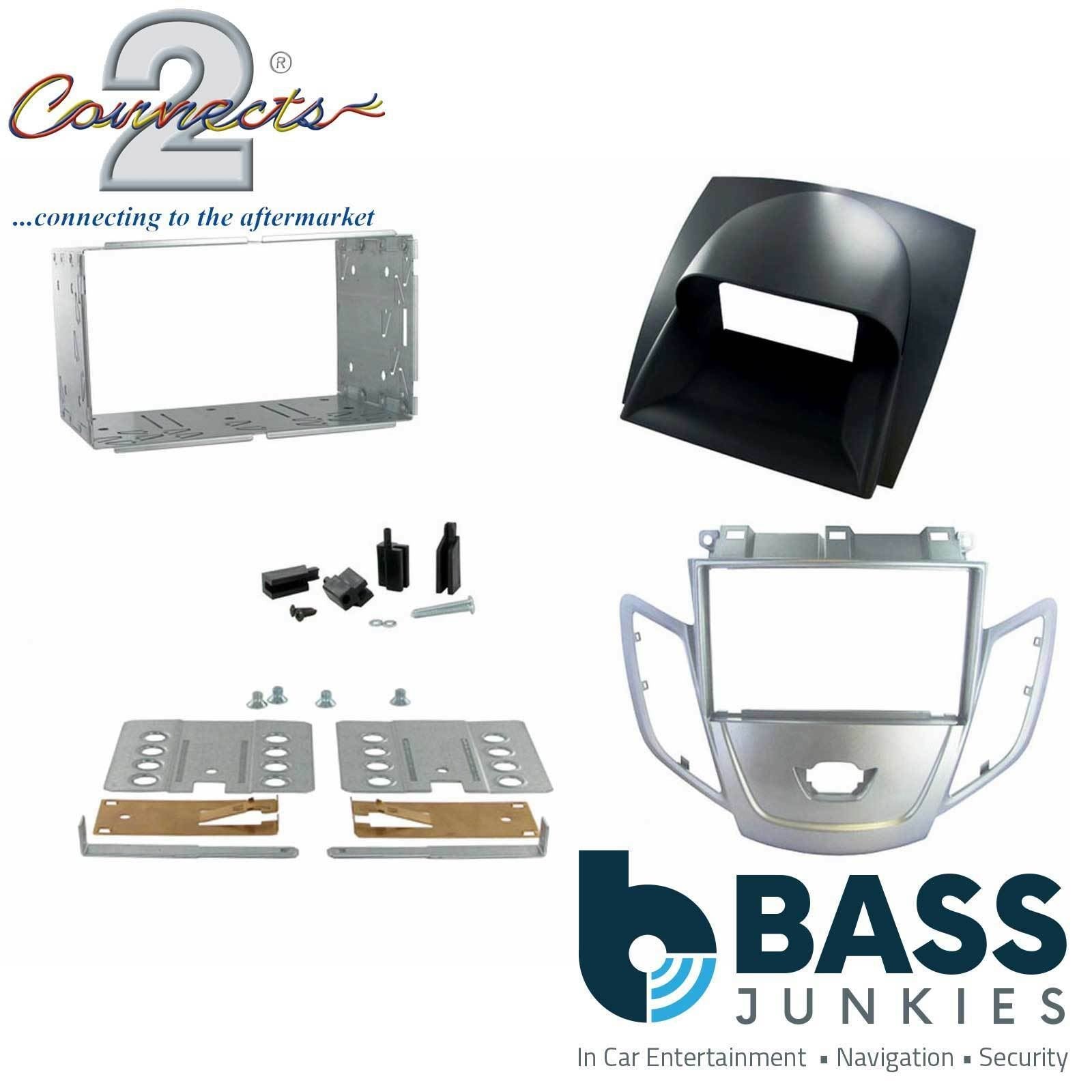 Connects2 CT23FD18 Ford Fiesta 2008 Onwards Car Stereo Double Din Fascia Panel & Cage Kit