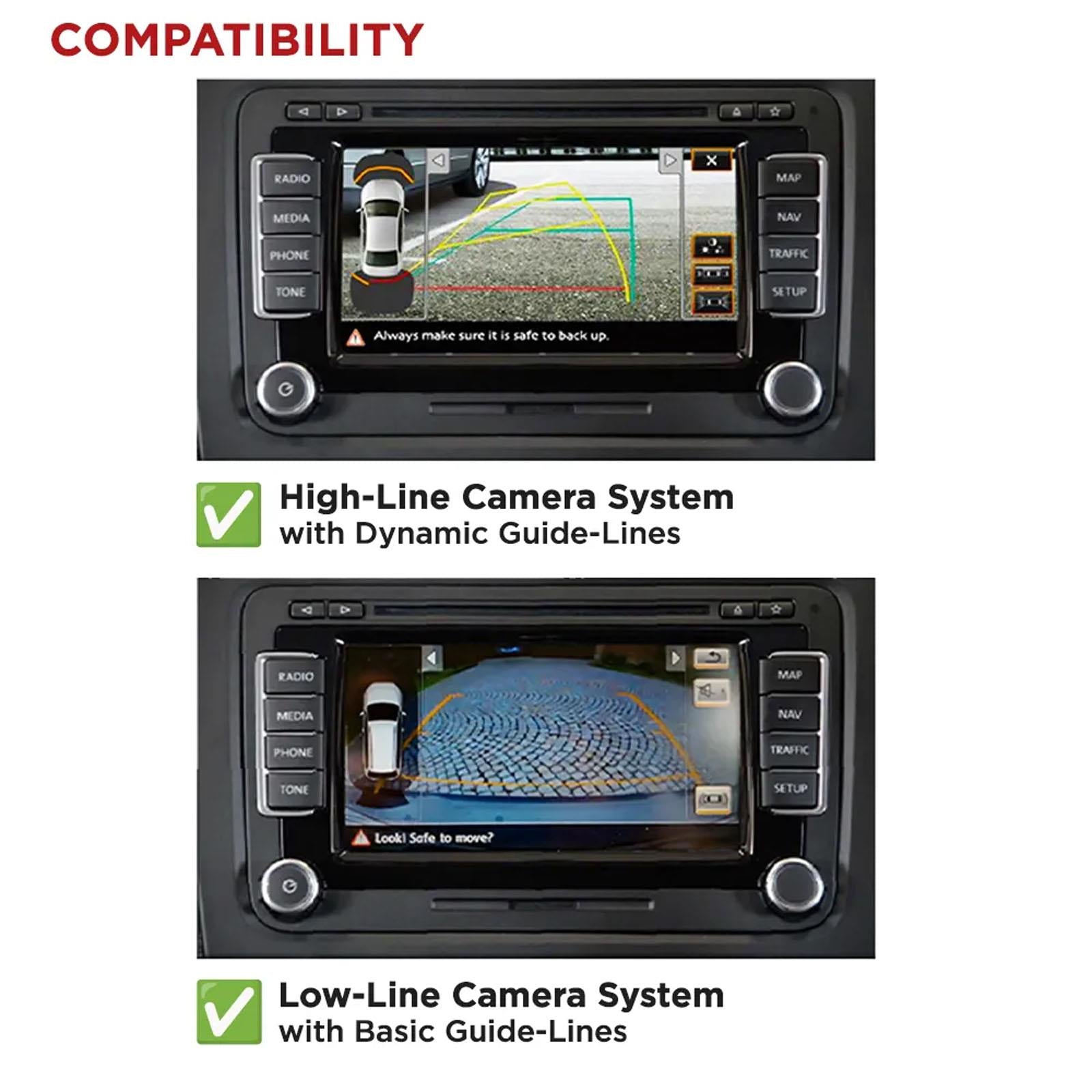 Factory Camera Retention Interface for VW Seat Skoda Motorised Rear Badge Vehicles