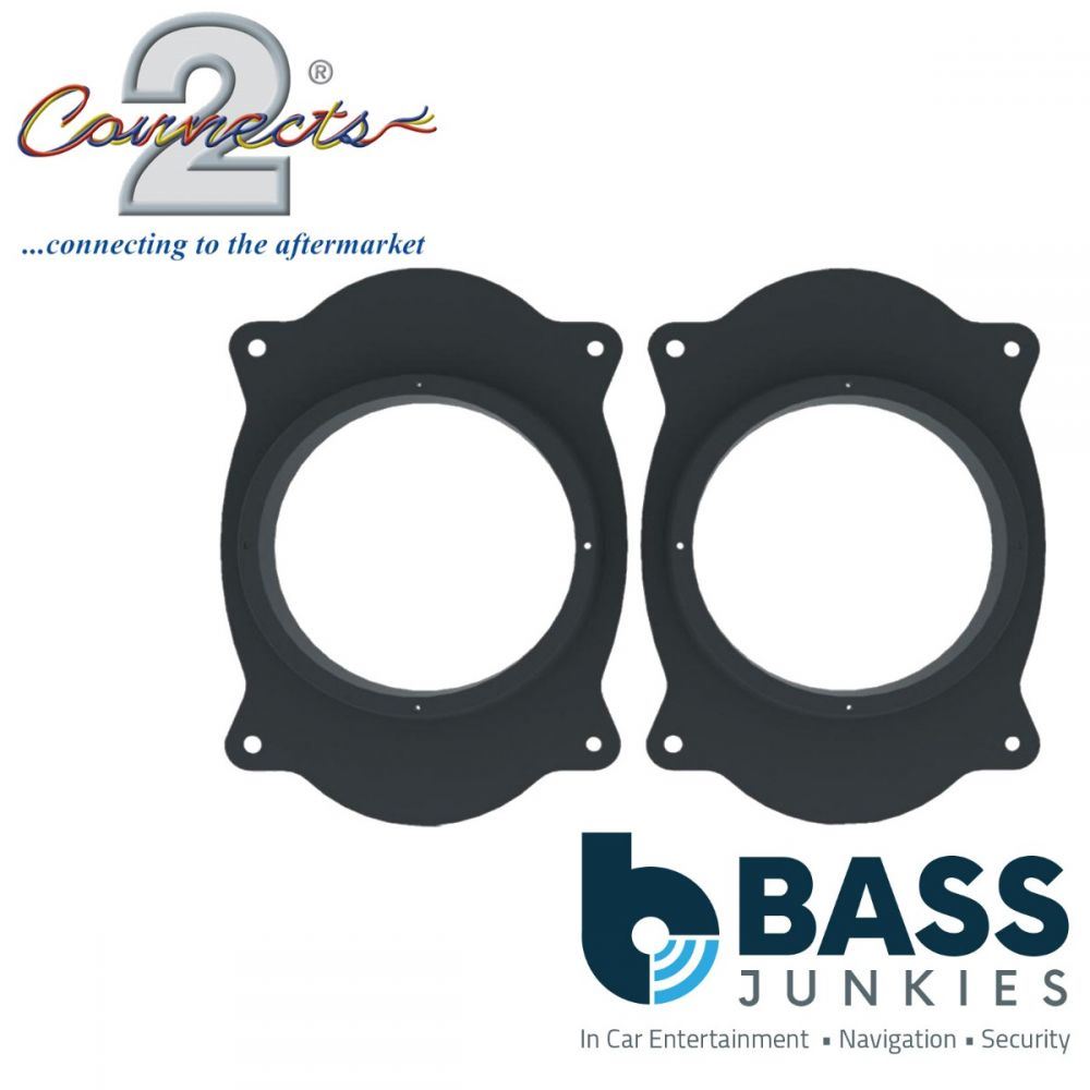 Connects2 CT25LX01 - Lexus IS200 IS300 165mm 6.5" Rear Door Car Speaker Adapter Brackets
