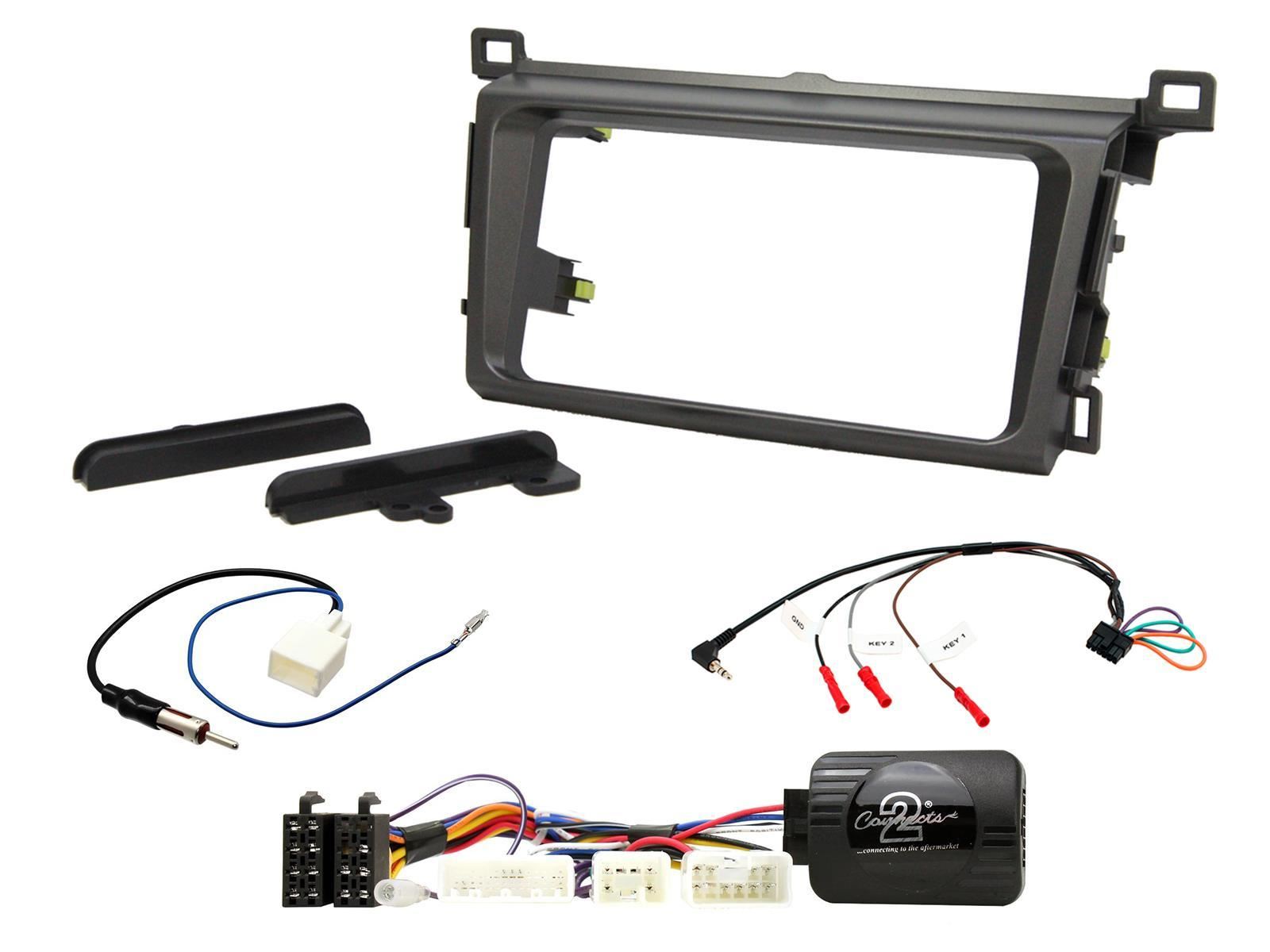 Connects2 CTKTY07 - Toyota RAV4 2013 Onwards Double Din Fascia Installation Kit