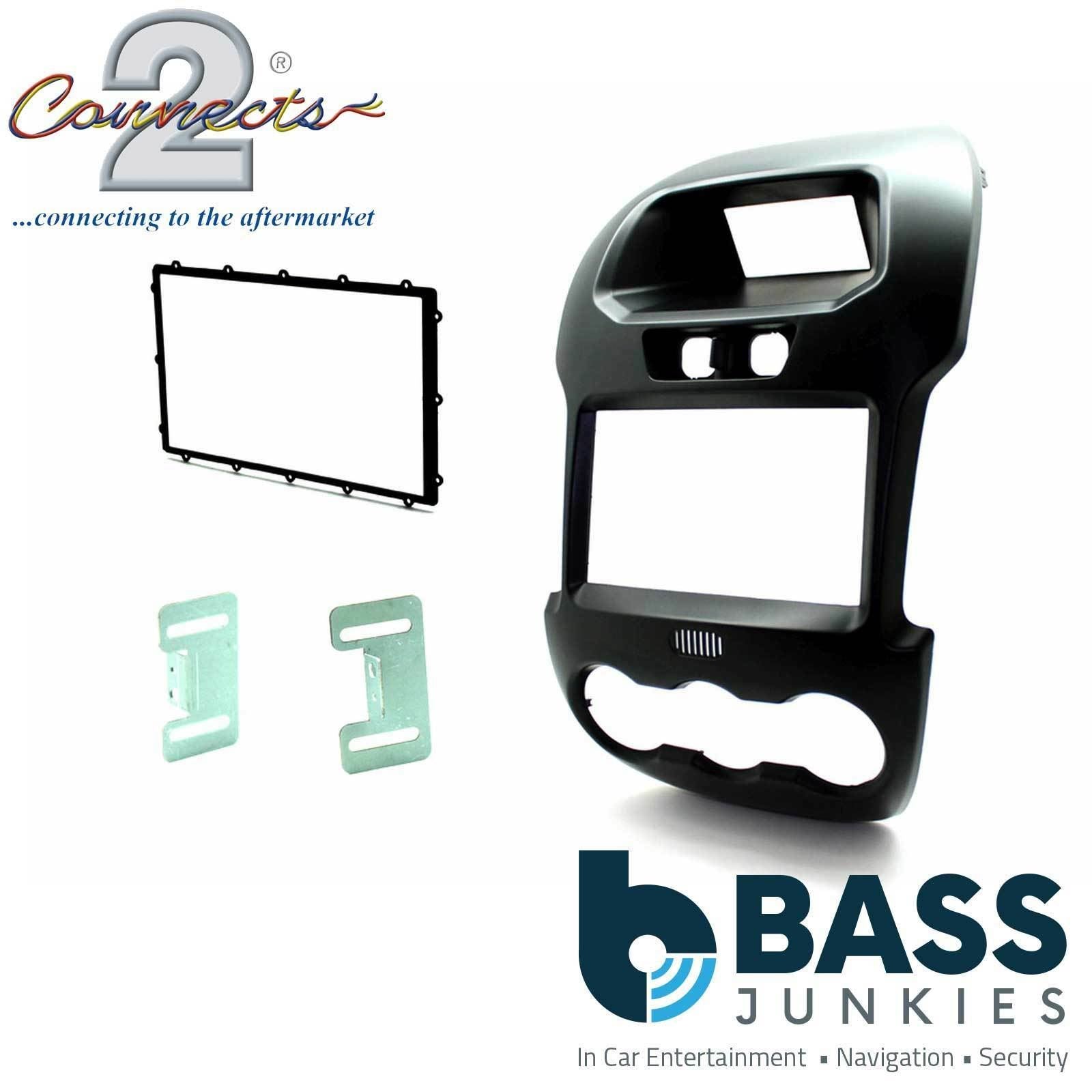 Connects2 CT23FD37 Ford Ranger 2012 - 2016 Car Stereo Double Din Fascia Panel & Cage Kit