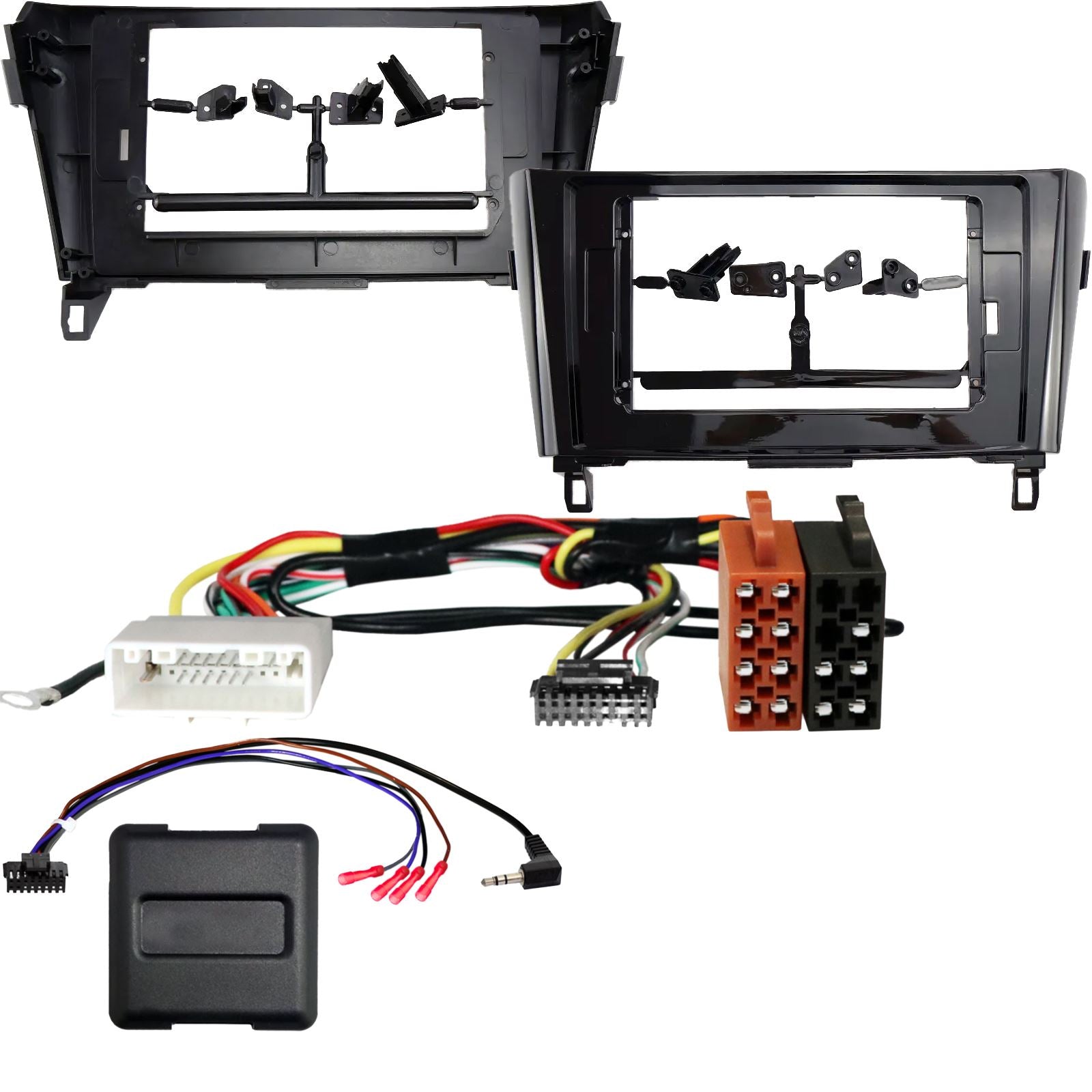 For Nissan Qashqai X-Trail Black 2016 On Fascia Panel For 9" Android Car Radio