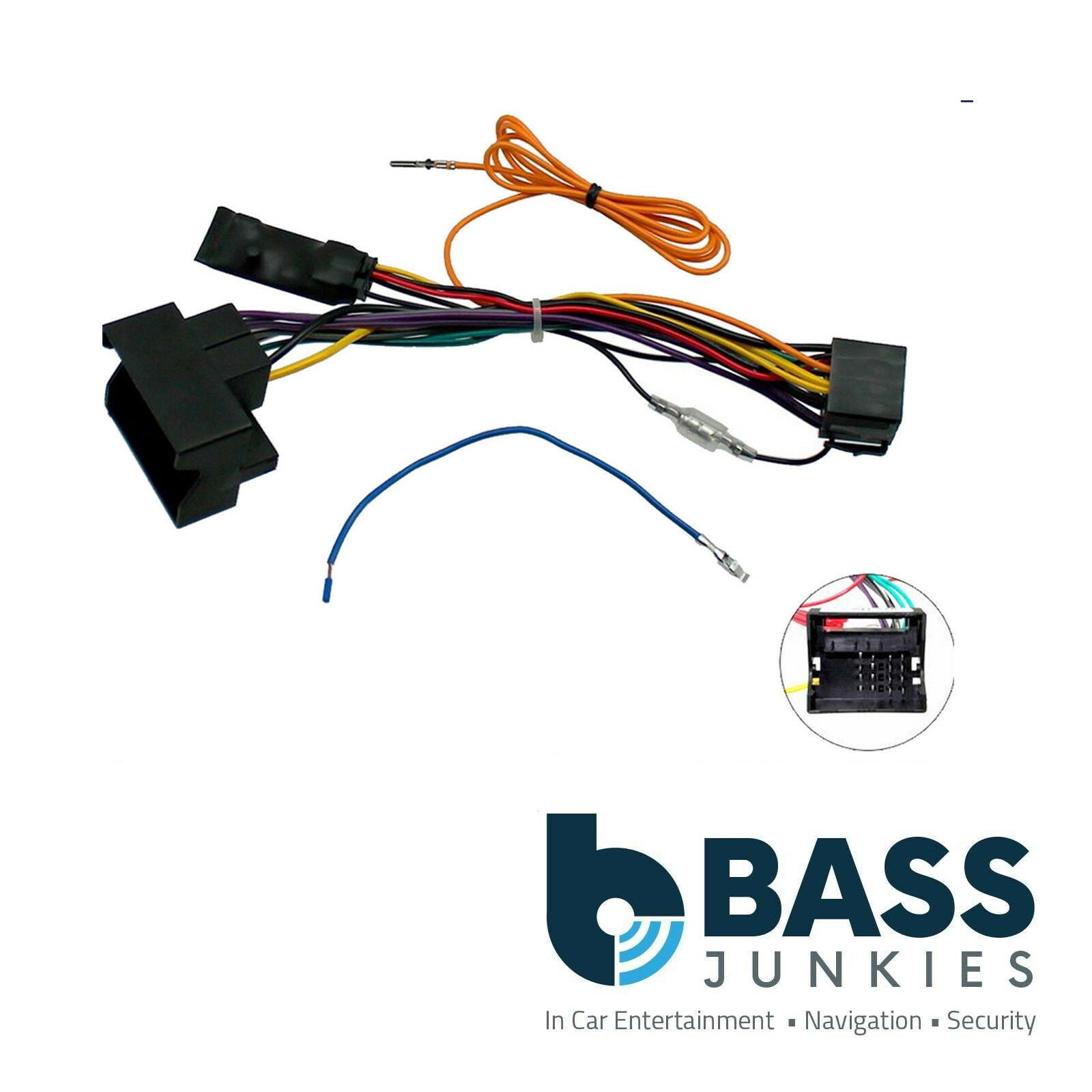 Connects2 CTHUE-AU1 Audi A2 A3 A4 A6 TT Car Stereo Wiring ISO Adaptor with Ignition Generator