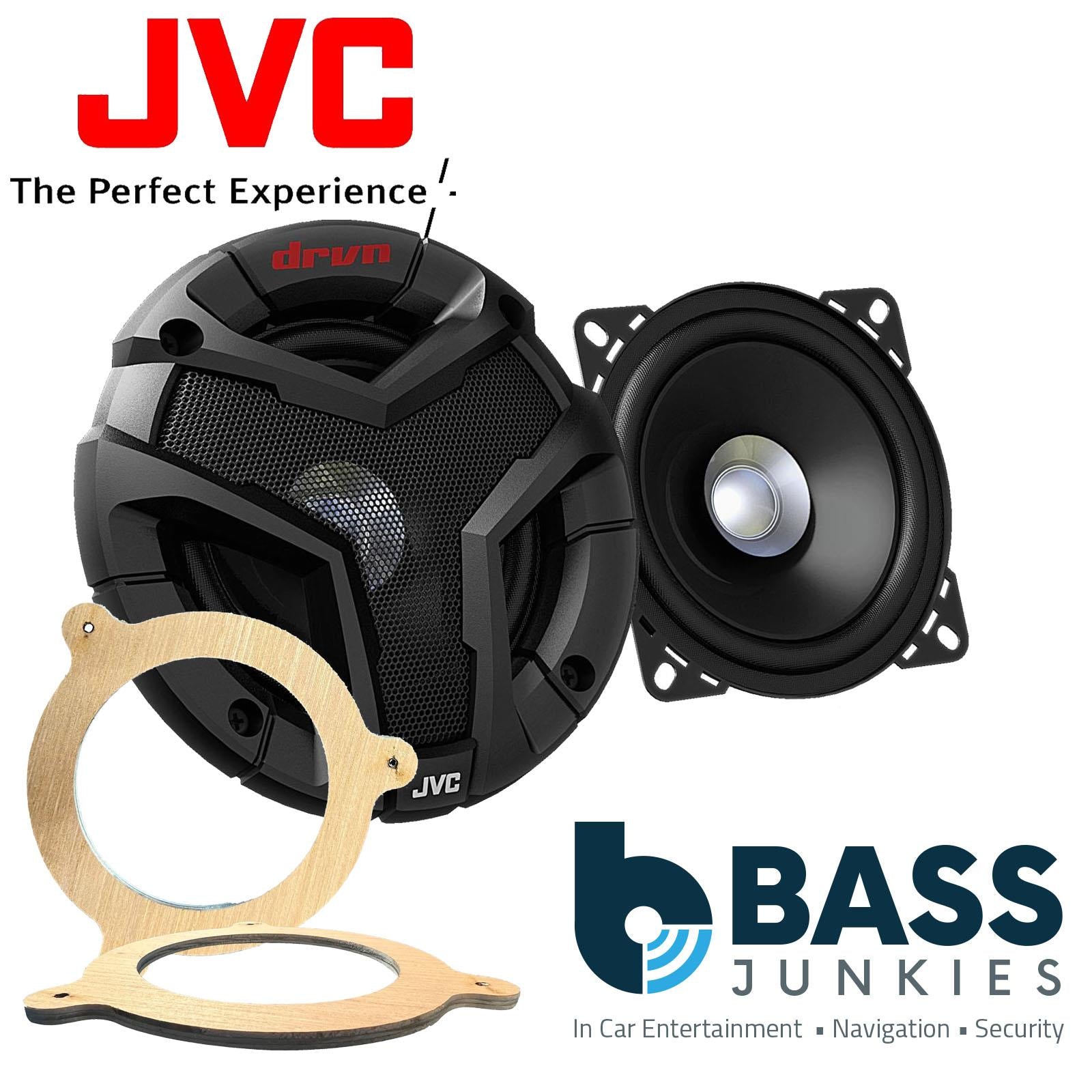 JVC CS-V418 4" 10cm Dual Cone 360 Watts Car Van Door Coaxial Speakers Pair Fits