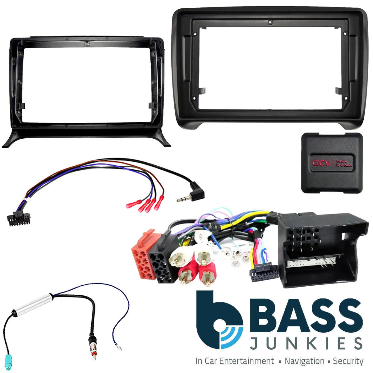 Audi TT 8J 2006 - 2014 Fascia & CAN Bus Fitting Kit for 9" Android Car Stereo
