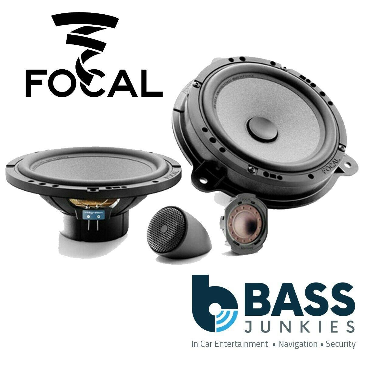 Focal 6.5" 240 Watt 2-Way Component Car Speakers Renault Clio IV Grandtour 2014 On