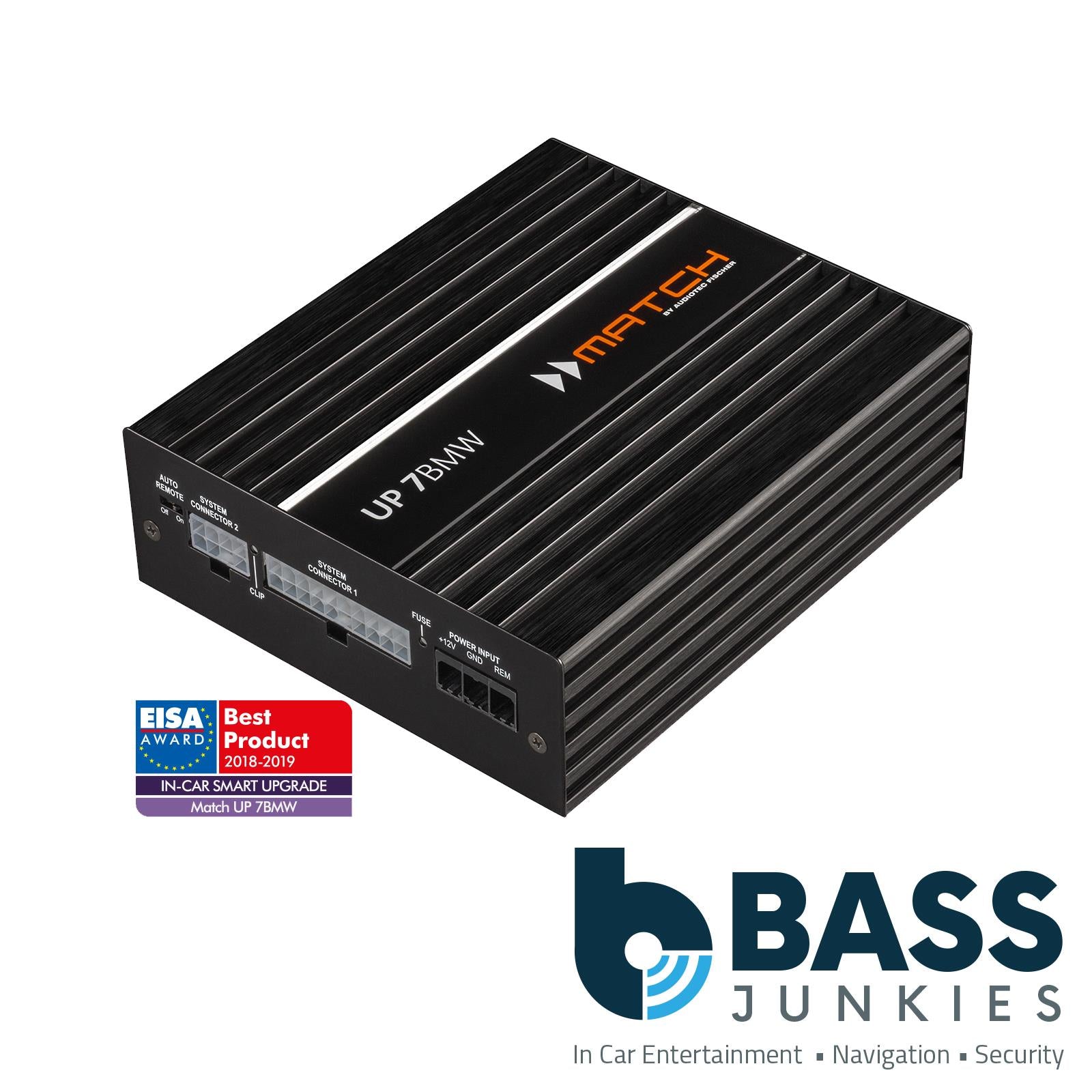 MATCH UP 7BMW 7 Channel Class HD 5 x 130 Watts @ 4 Ohms 8 Channel DSP (64 Bit) Frequency Response: 20 Hz - 22,000 Hz, DSP Power:295 MHz