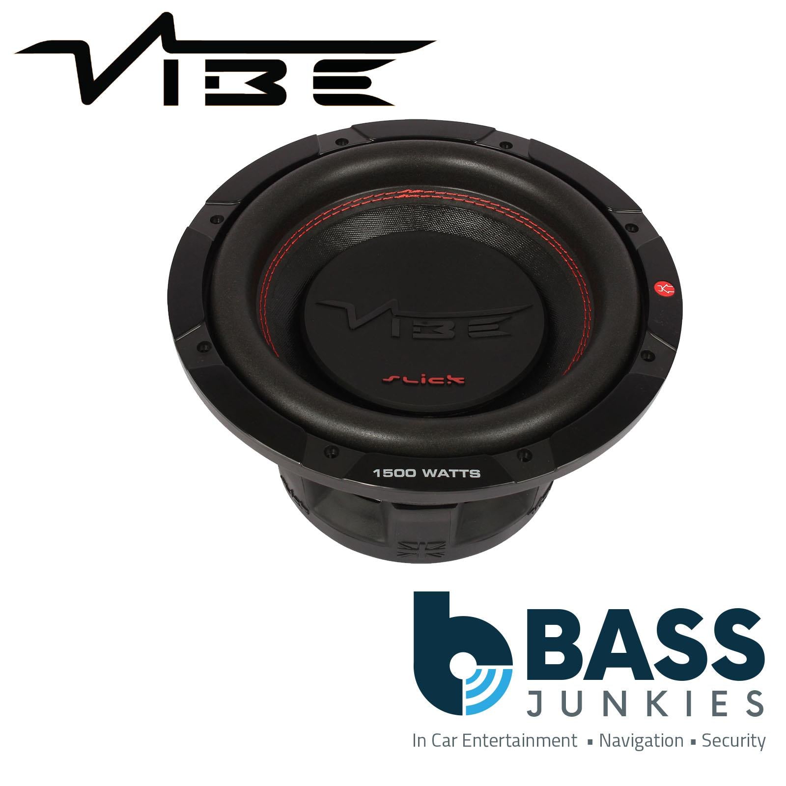 VIBE SLICK10D2-V3 - 1500 Watts 25cm 10" Inch Dual 2 Ohms Car Sub Subwoofer