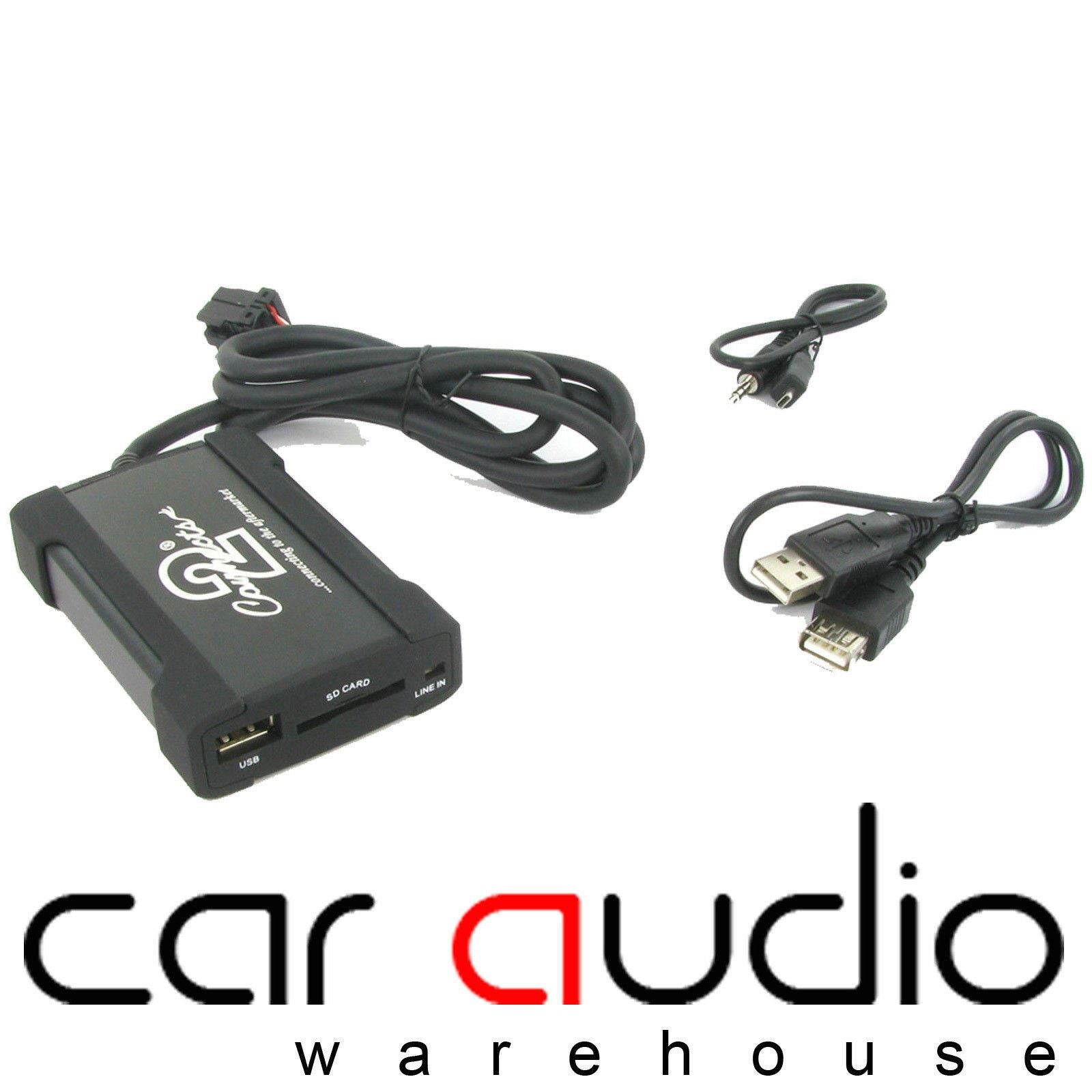 Connects2 CTAFOUSB003 Ford Fiesta Focus Escort Galaxy KA Puma Mondeo Car USB Aux Interface Adapter