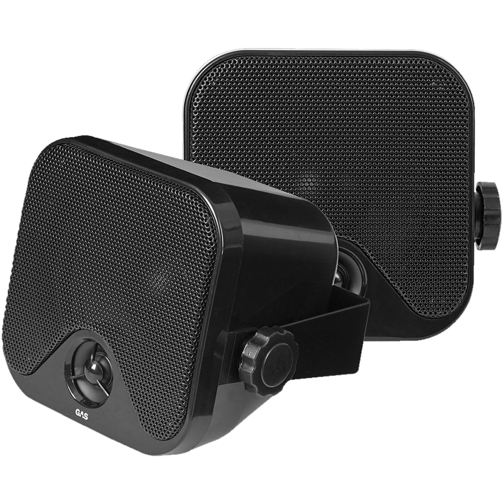 Gas MAD BK1-44 - 180 Watts 4 Inch 10.2cm 2-way box Speaker Set