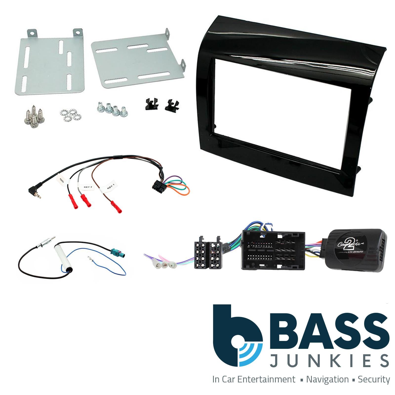 Connects2 CTKFT14 Fiat Ducato 2015 On Car Stereo D/Din Fascia Steering Wheel Interface Kit