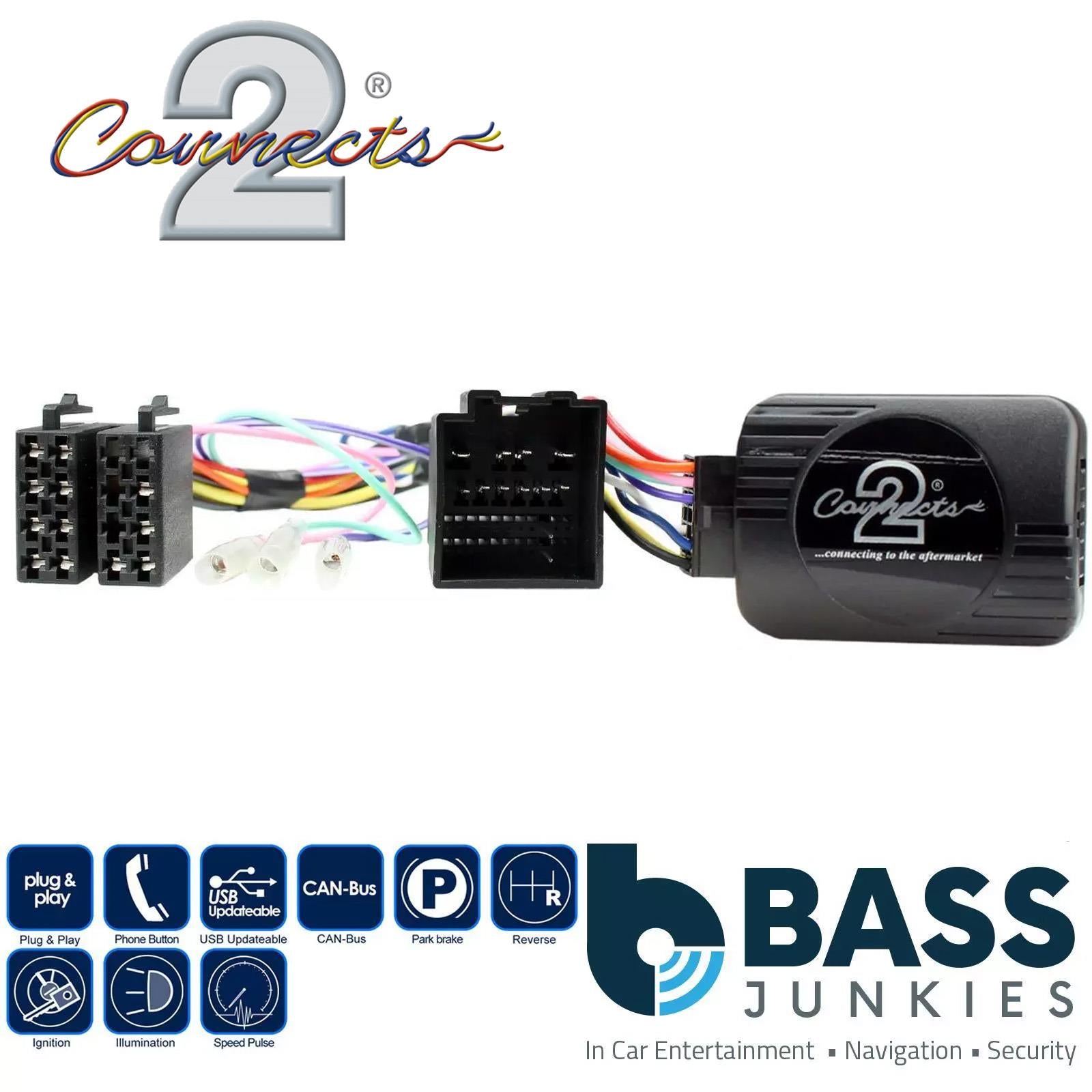 Connects2 CTSFO020.2 - Car Steering Wheel Interface Kit Fits Ford Transit Connect (MK2 Facelift) 2018 Onwards