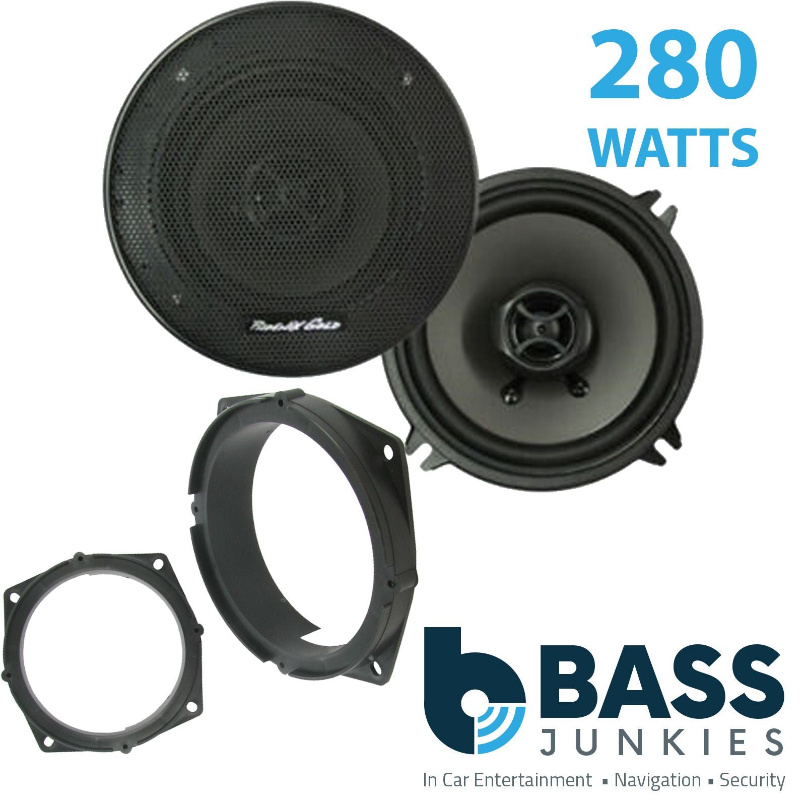 Phoenix Gold Z5CX 2-Way 130mm/13cm/5.25" Coaxial Speakers (Per Pair 280 Watts) Fits Mitsubishi Colt 2005-13