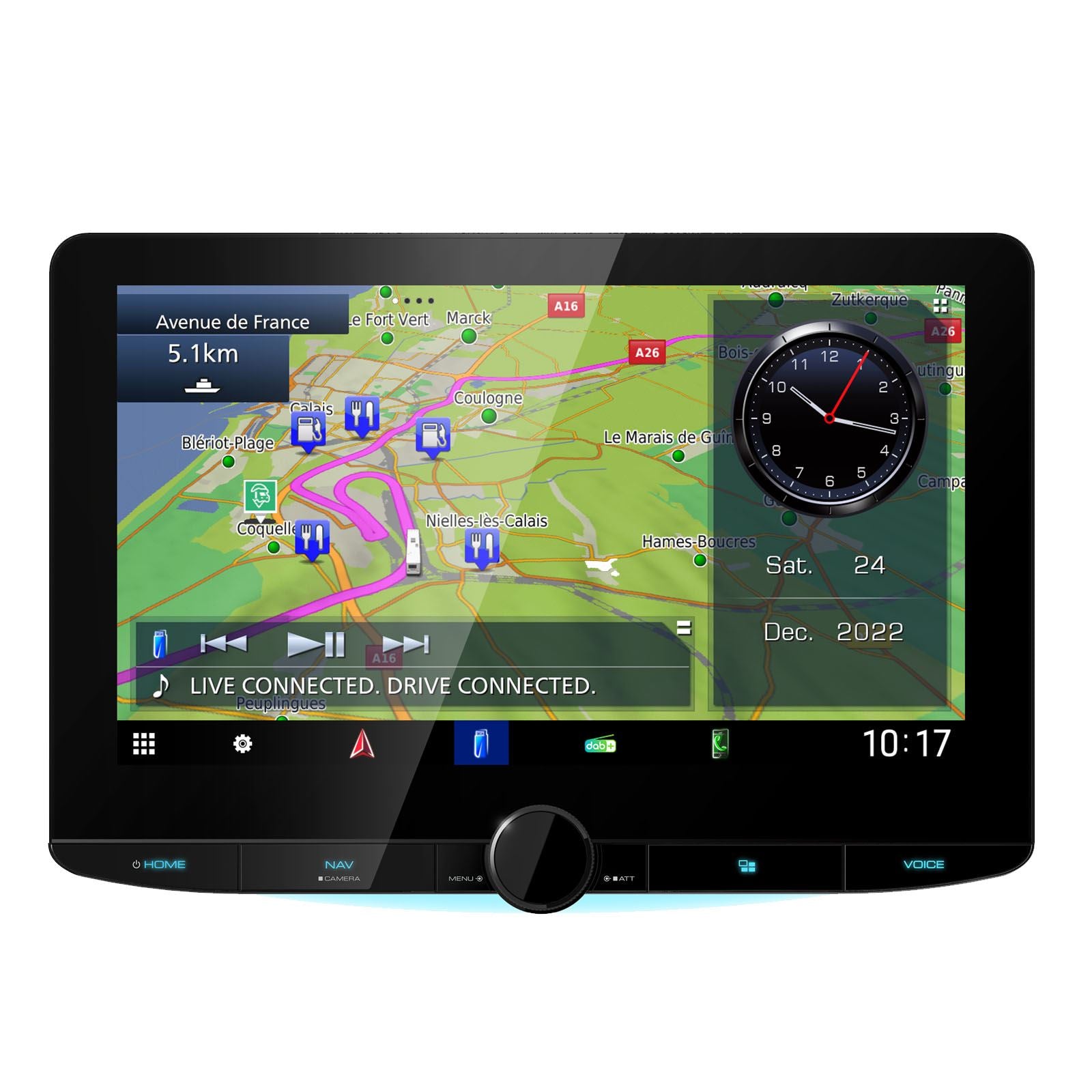 Kenwood DNR-992RVS Car 10.1 inch Navigation HD DAB+ USB Carplay Android Receiver