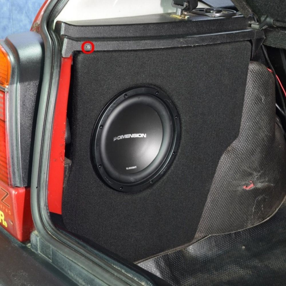 T1 Audio - VW Golf III 1991 To 1999 Left Bay Custom Fit 8" Car Sub Subwoofer Bass Box