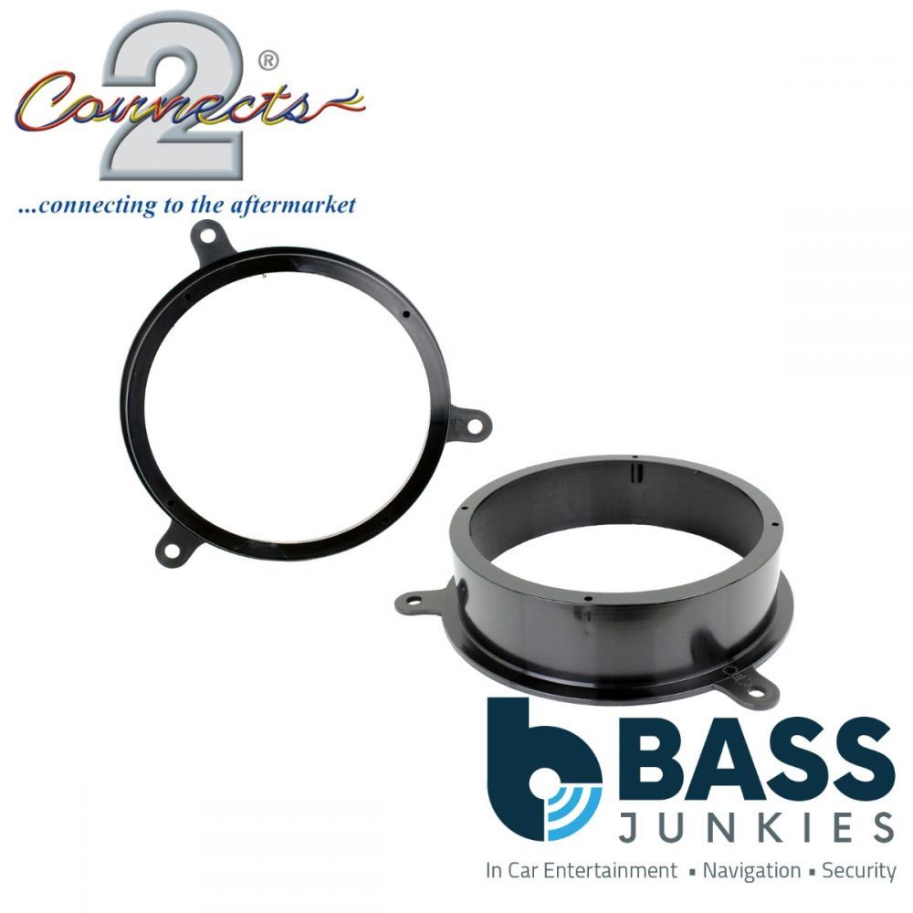 Connects2 CT25RT05 - Renault Scenic Grand Scenic 2009 Onwards 165mm 6.5" Front or Rear Car Speaker Adapter Brackets