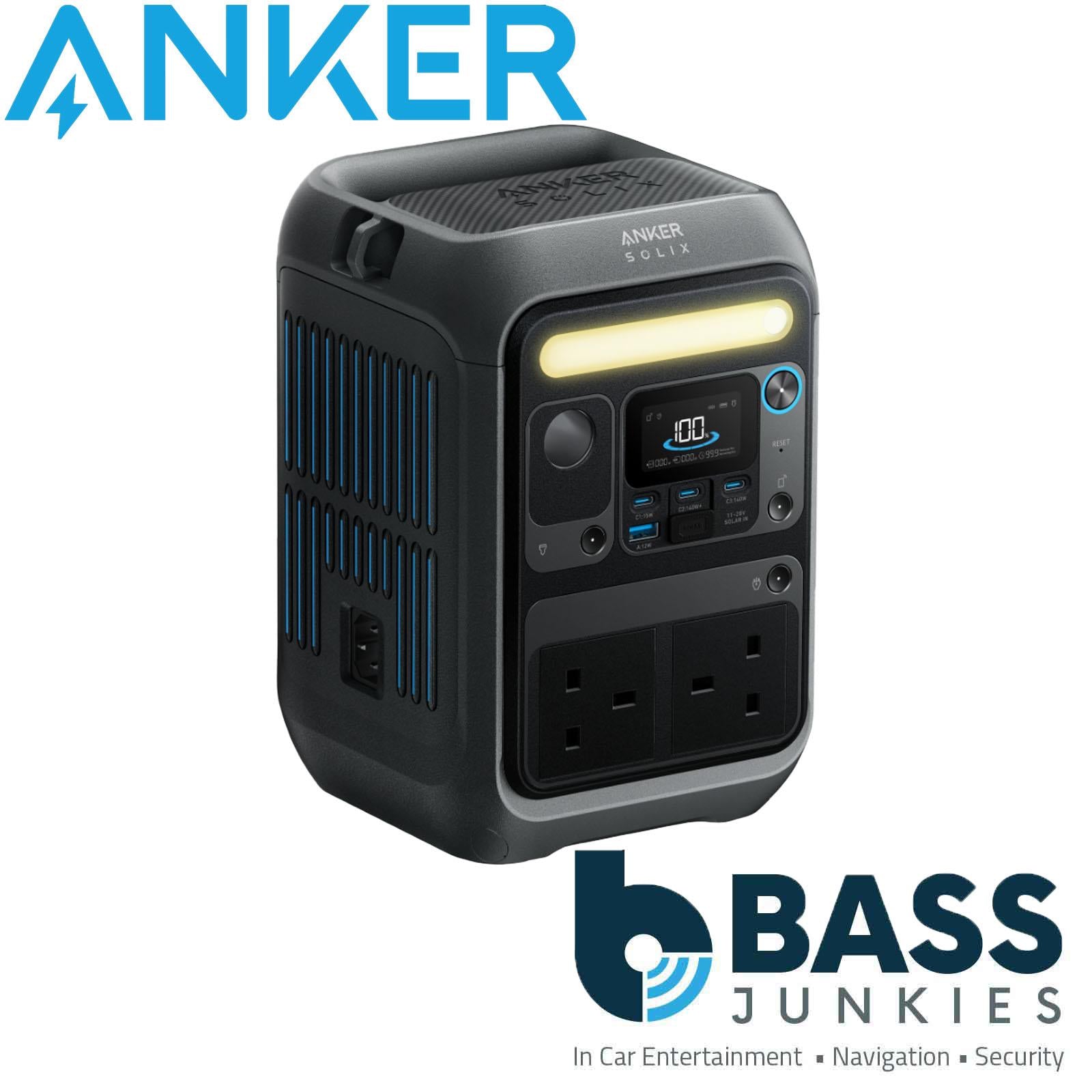 Anker SOLIX - C300X AC 288Wh 300 Watt LiFePO4 Portable Power Station