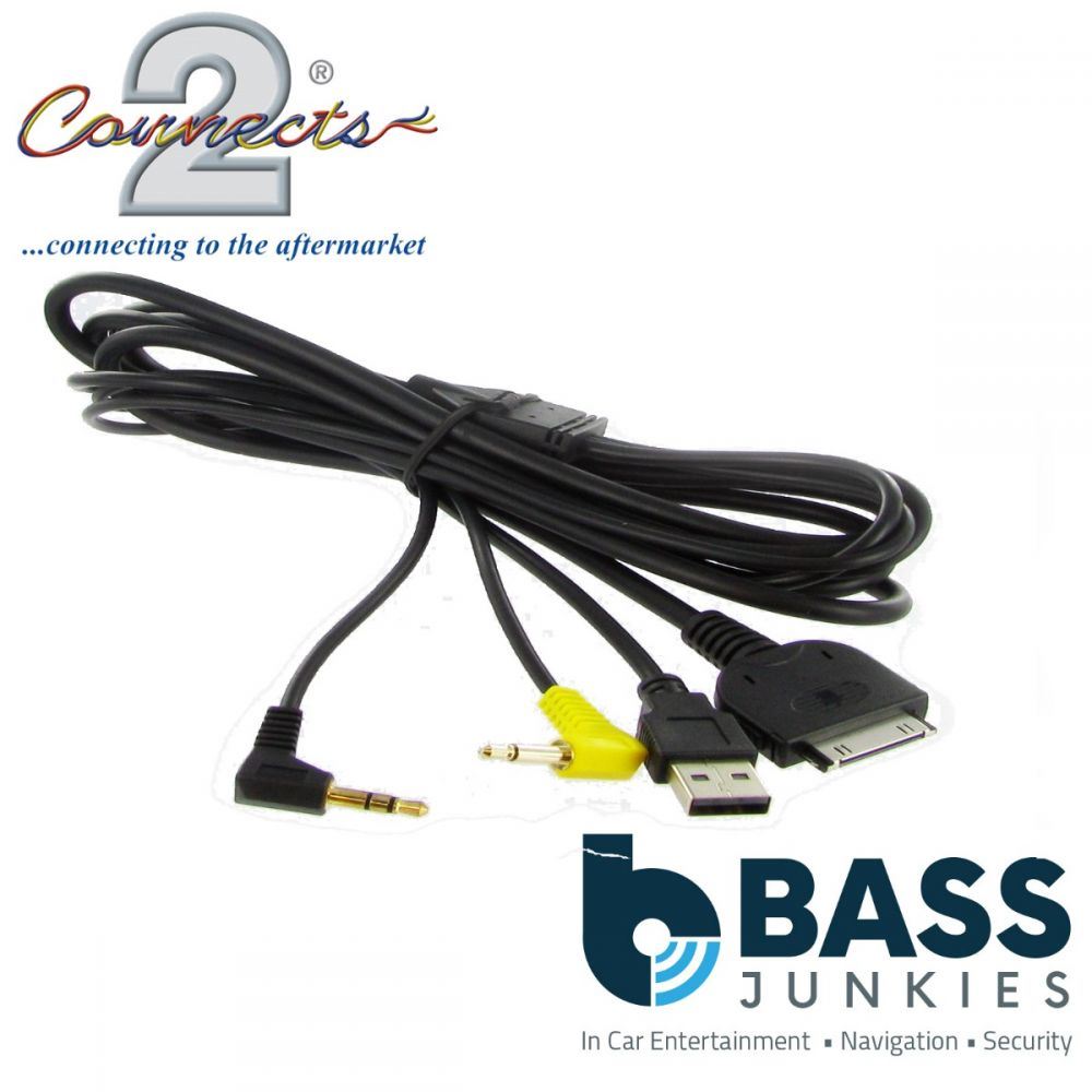 Connects2 CT29IP21 Kenwood KCA-IP300V Car Stereo Replacement iPod iPhone Adapter Cable