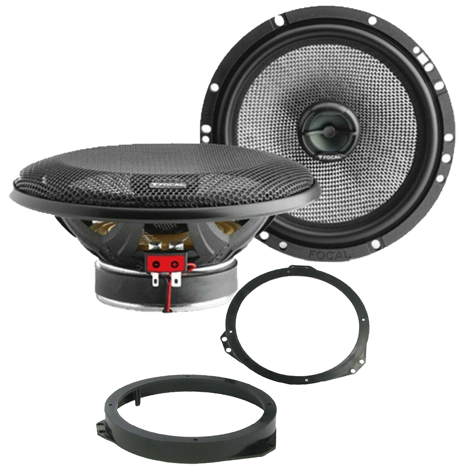 Vauxhall Astra F/G 1990 Focal Access 240 Watts Coaxial Front Door Car Speakers