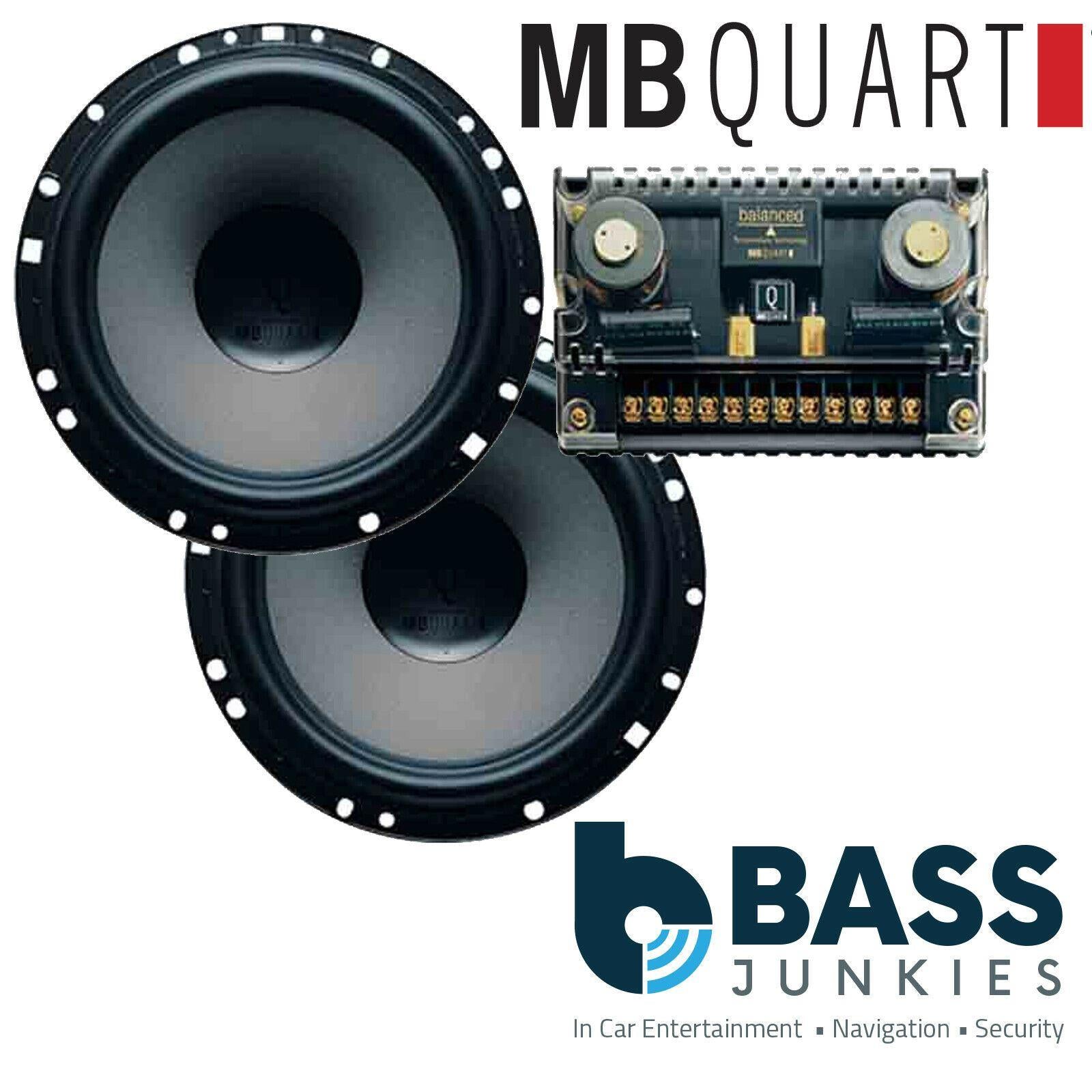 MB Quart QSD 164 170 Watt Midrange Mid Woofer Component Car Speakers with X Over