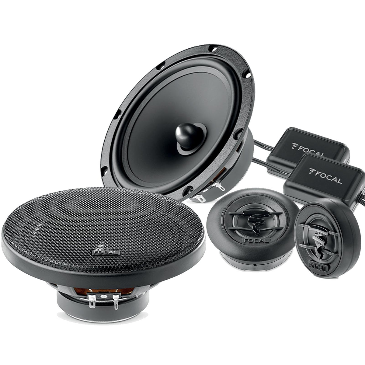 Focal ASE165 - 17cm 6.5" 240 Watts 2-Way Component Kit Car Door Speakers Pair