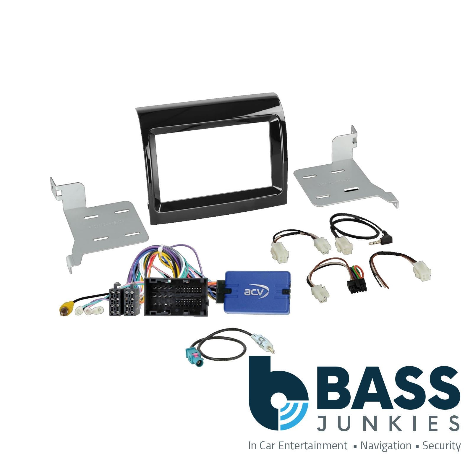 Double Din Car Radio Stereo Full Fitting Kit for Opel Movano Electrik 21-24