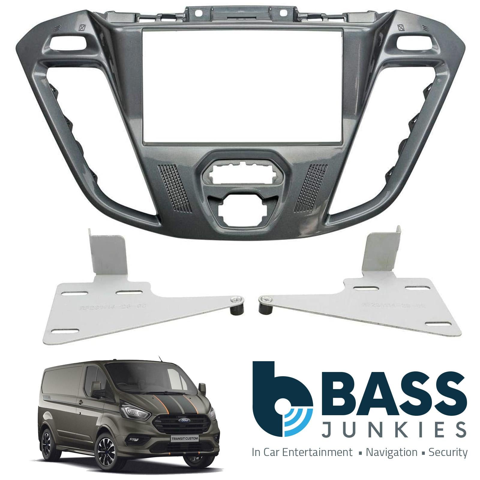 Connects2 CT23FD39 Ford Transit 2012 Onwards Car Stereo Double Din Fascia Panel & Cage Kit