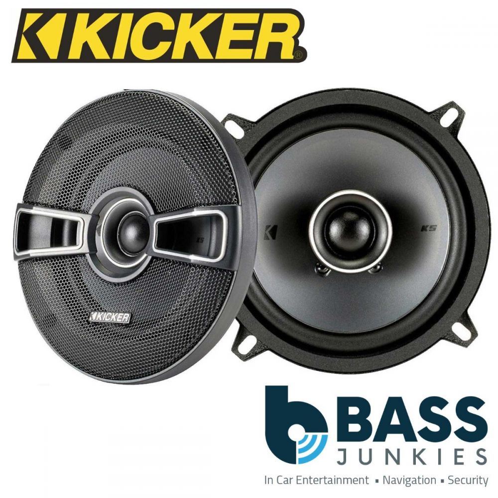 Kicker KSC504 - 13cm 5.25" 130 mm 150 Watts 2 Way Coaxial Car Front Rear Door Speakers