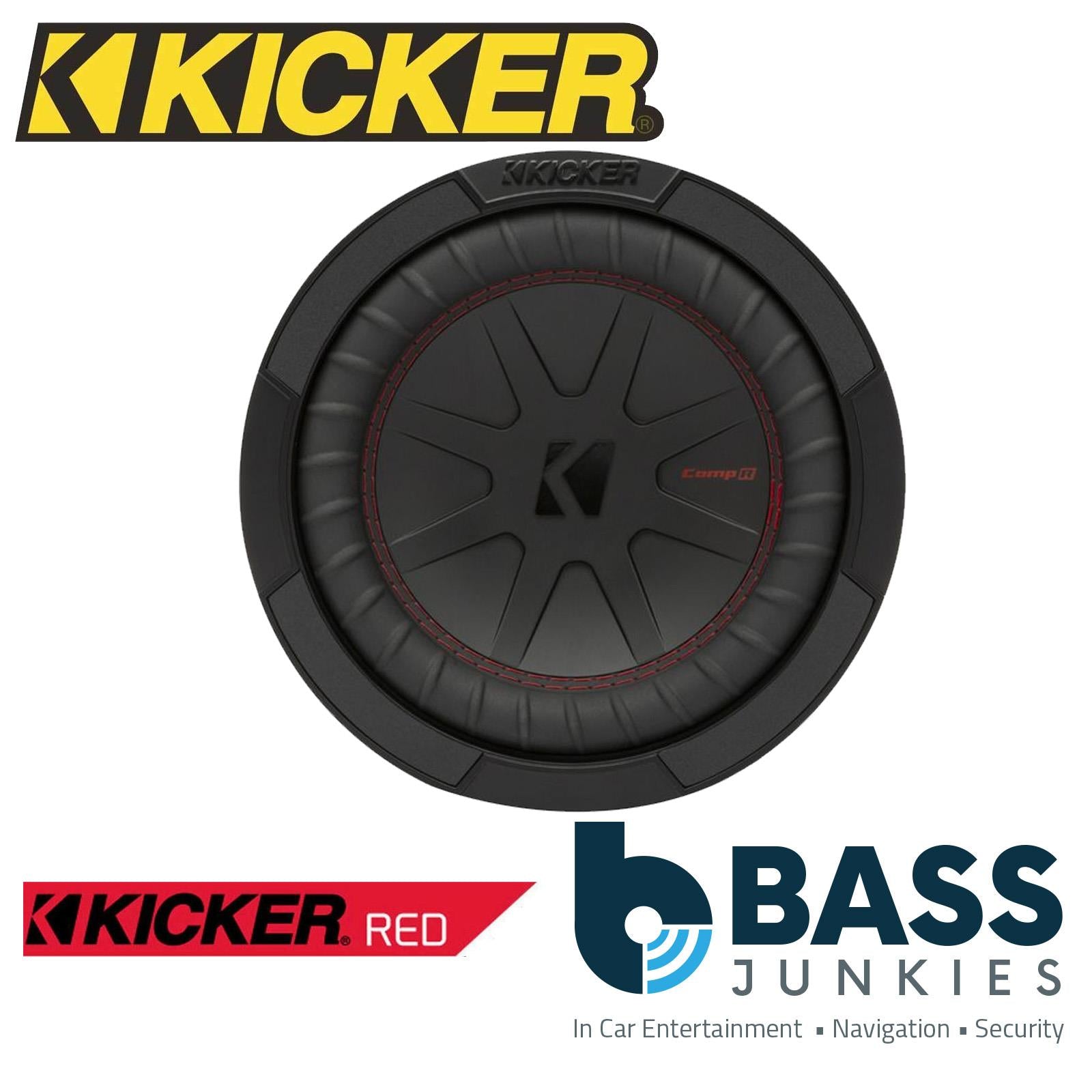 KICKER 48CWR84 8" 20cm 600 Watts Single Voice Coil Car Van Boot Sub Subwoofer