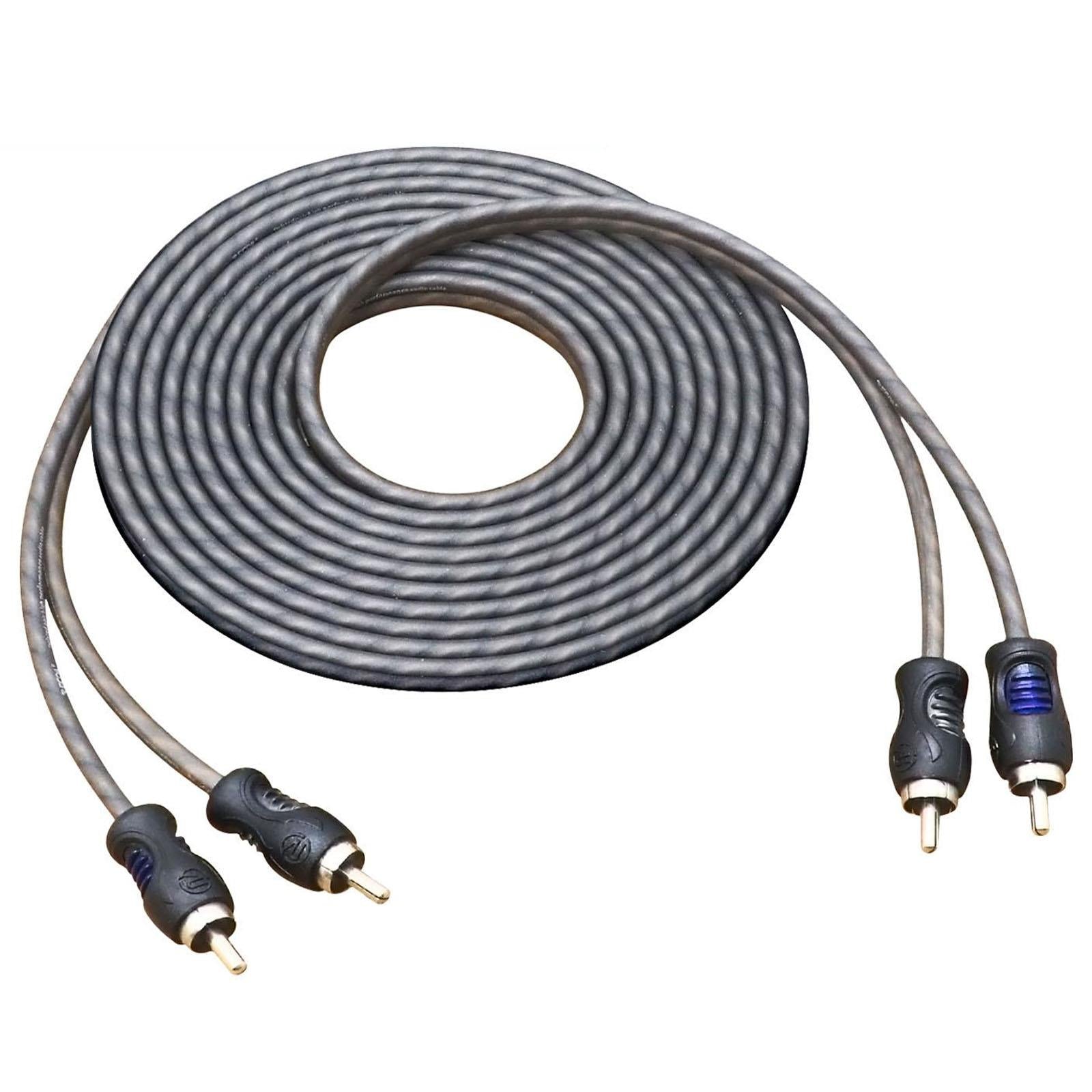 Recoil RCI23 - 1 Meter 2-Channel Oxygen-Free Copper Noise Reduction RCA Phono