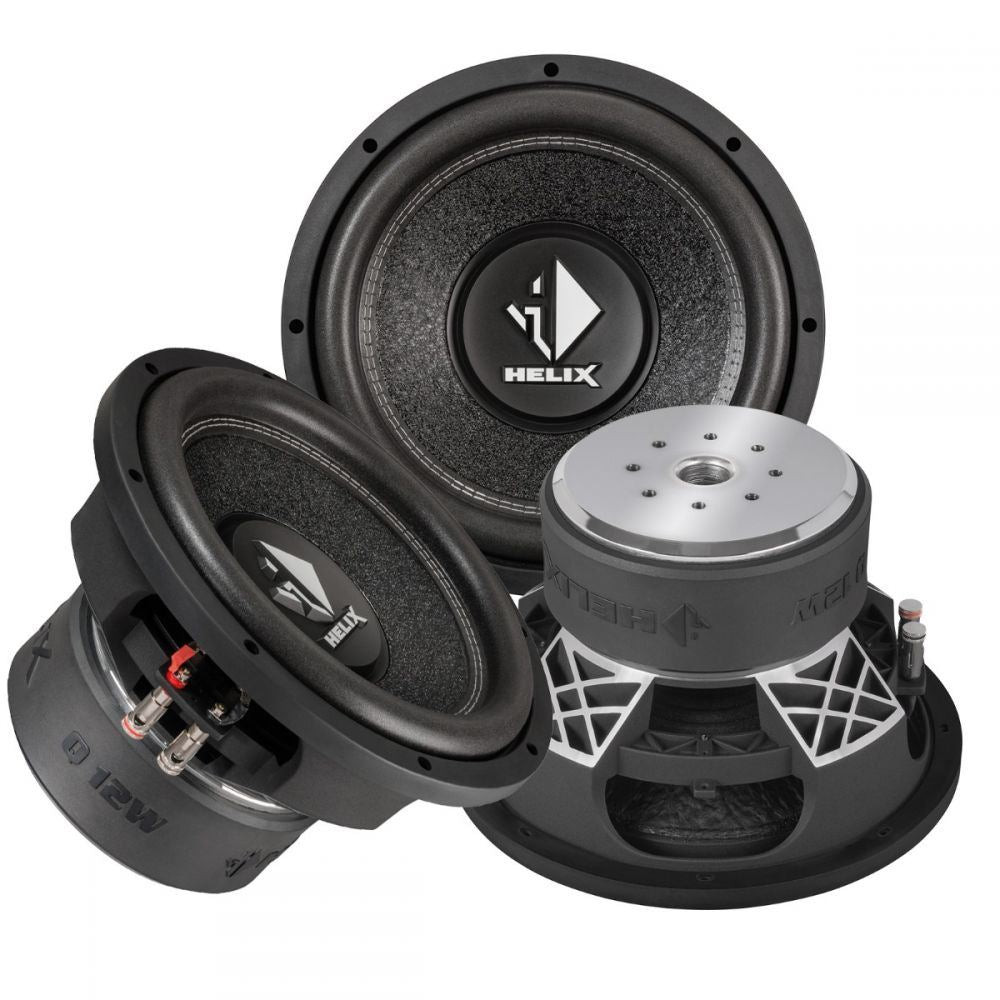 Helix Q 12W 12" Inch 1000 Watts RMS Dual 2Ω Ohm Sub Subwoofer