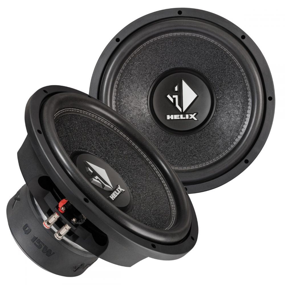 Helix Q15 15" Inch 1000 Watts RMS Sub Subwoofer 2 x 2Ω Ohm Voice Coil