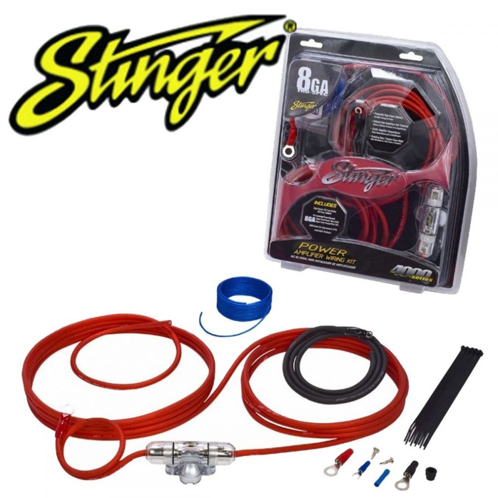 Stinger SK4281 4000 Series 8 Gauge Power Only Car Wiring Kit