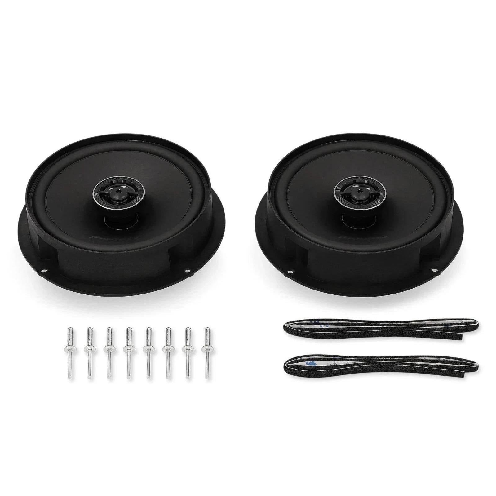 Pioneer 700 Watts 6.5" 2-Way Coaxial Rear Door Car Speakers For Seat Leon I 1999-05