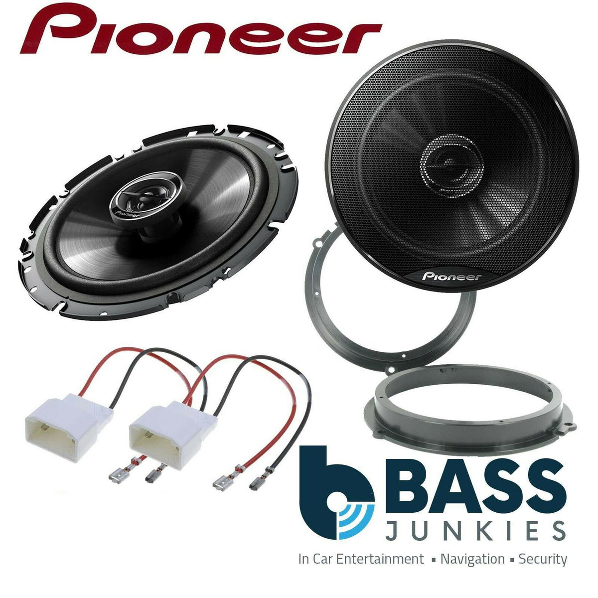 VW Transporter T7 2025 On Pioneer 480 Watts Front Door Car Speaker Upgrade Kit