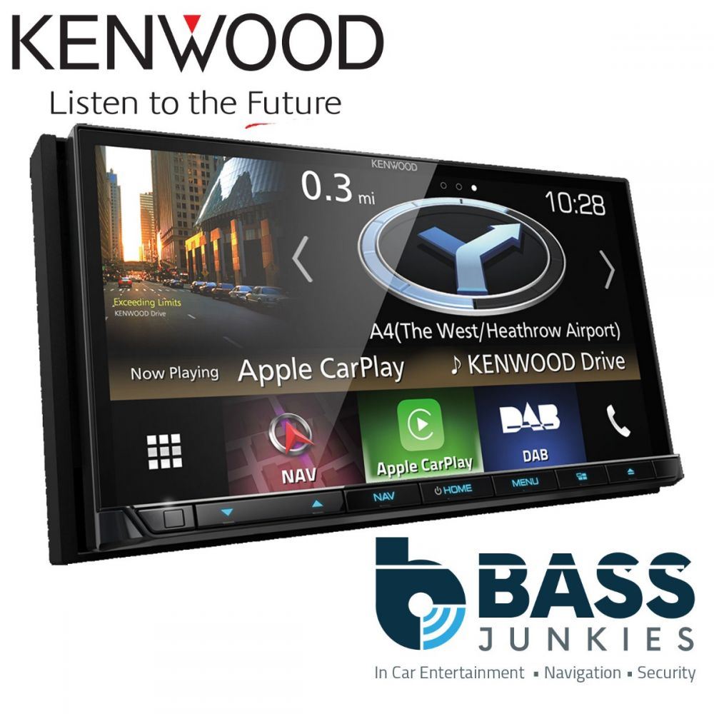 Kenwood DNX-8180DABS - 7” DAB DVD CD MP3 USB Navigation Bluetooth AV Car Stereo Radio Tuner Player