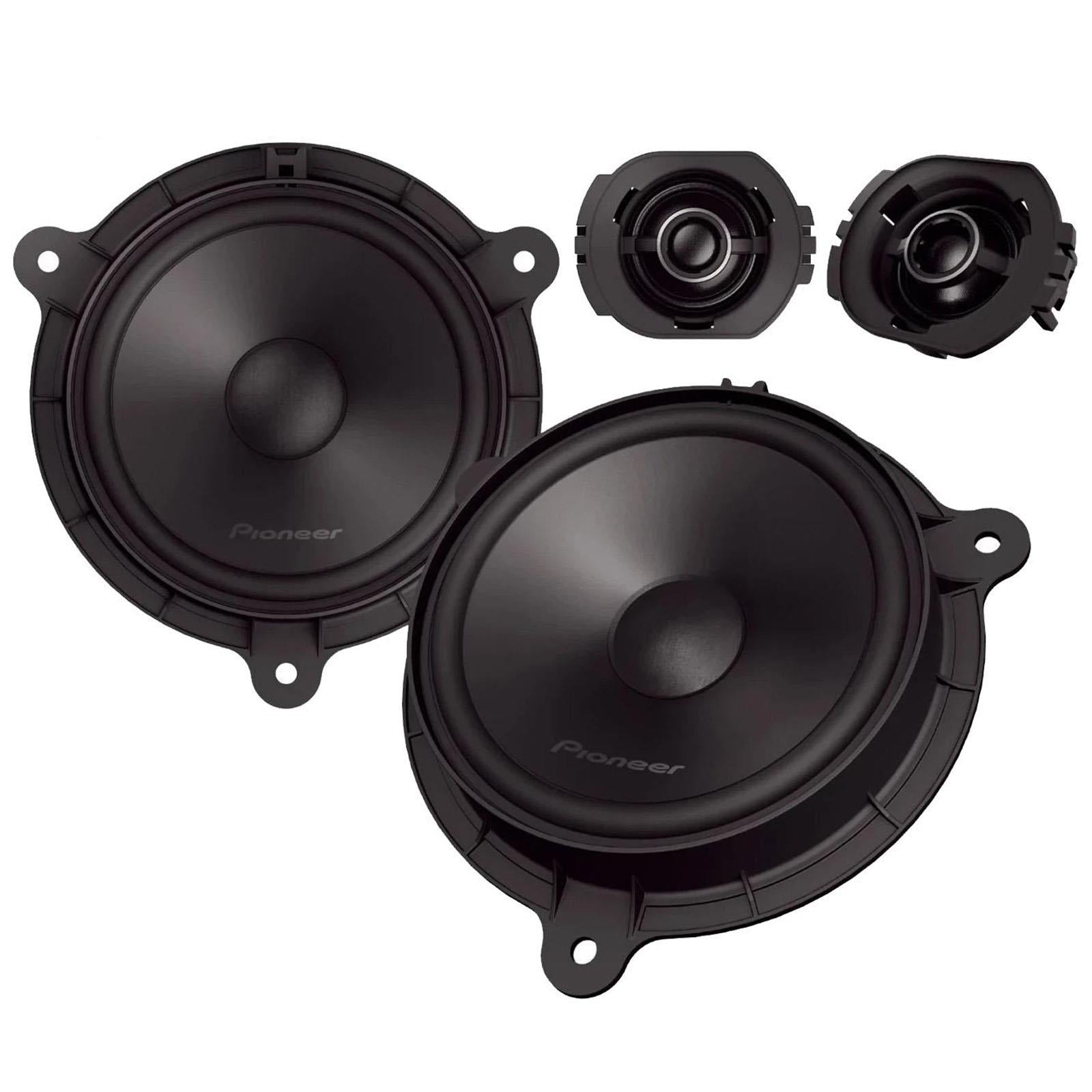 Pioneer 700 Watts 6.5" 2-Way Component Front Door Car Speakers For Fiat Talento 2016-20