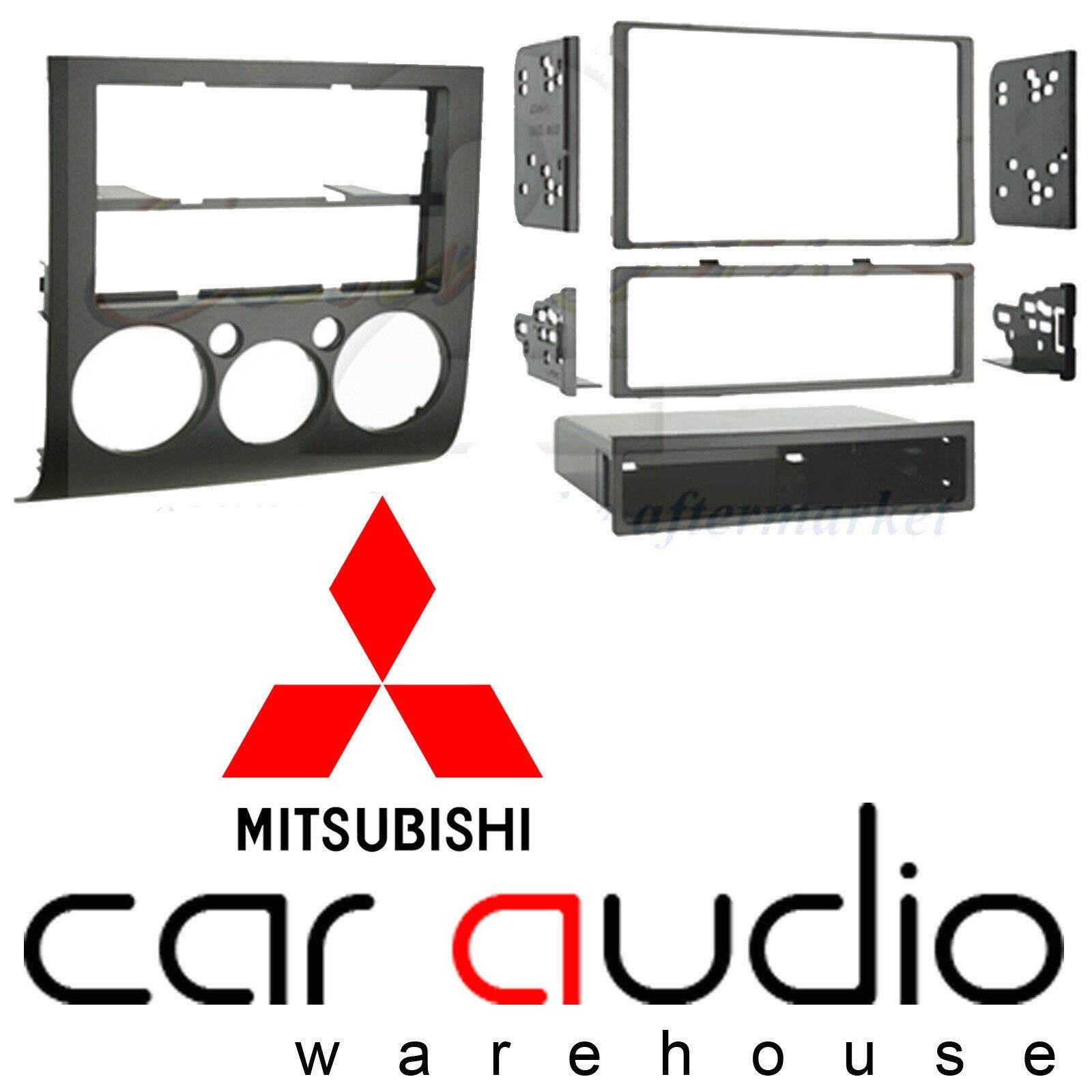 Connects2 CT23MT04 Mitsubishi Galant 2004 - 2011 Car Stereo Double Din Fascia Panel