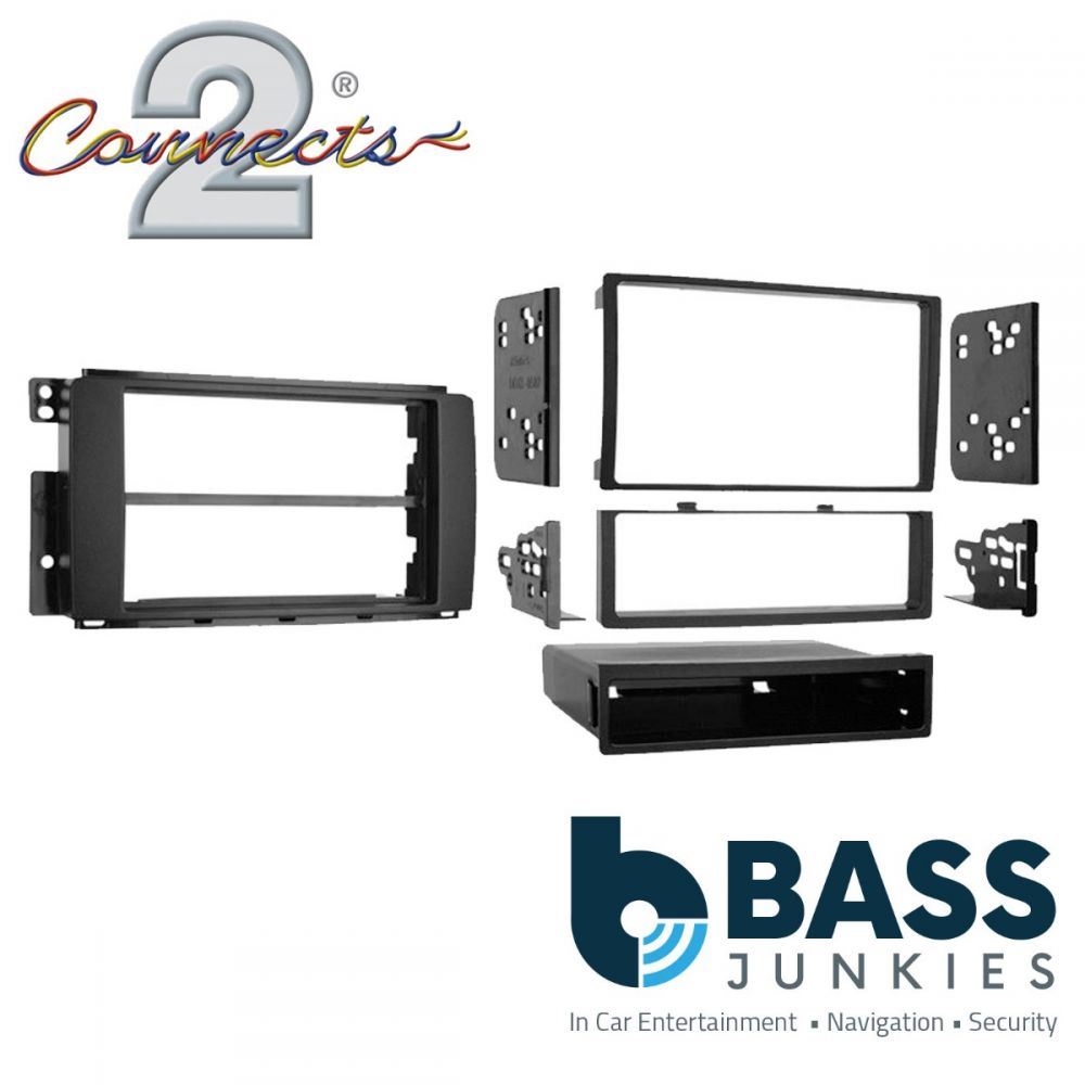 Smart Car ForTwo 2007-10 Car Stereo Single DIN (BLACK) Fascia Panel CT24MM07