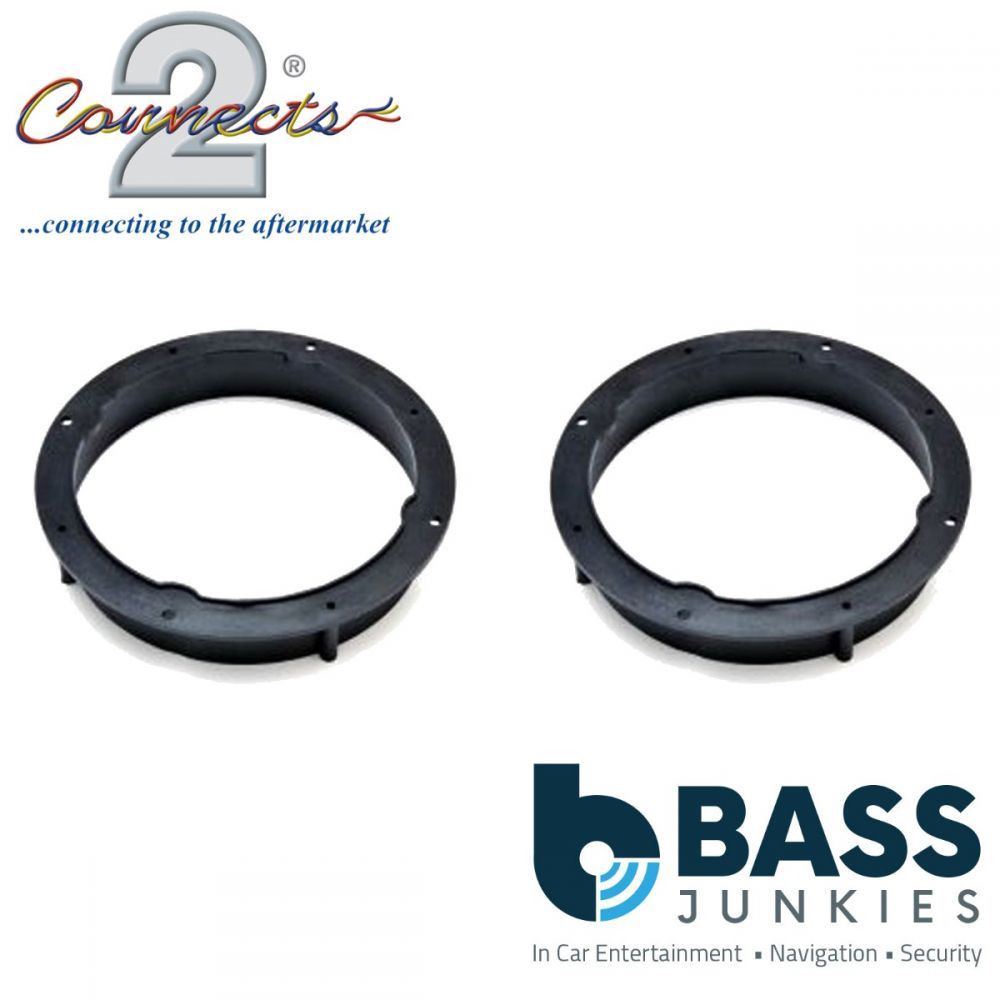 Connects2 CT25VW10 - Volkswagen Golf & Polo 2008-2010 165mm 6.5" Front or Rear Car Speaker Adapter Brackets