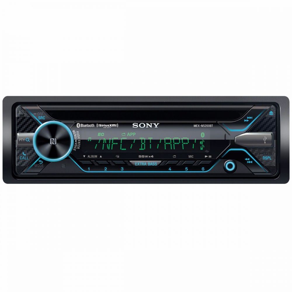 Sony MEX-N5200BT - CD MP3 WMA Bluetooth iPod iPhone A2DP AVRCP USB AUX Car Stereo Radio Tuner Player