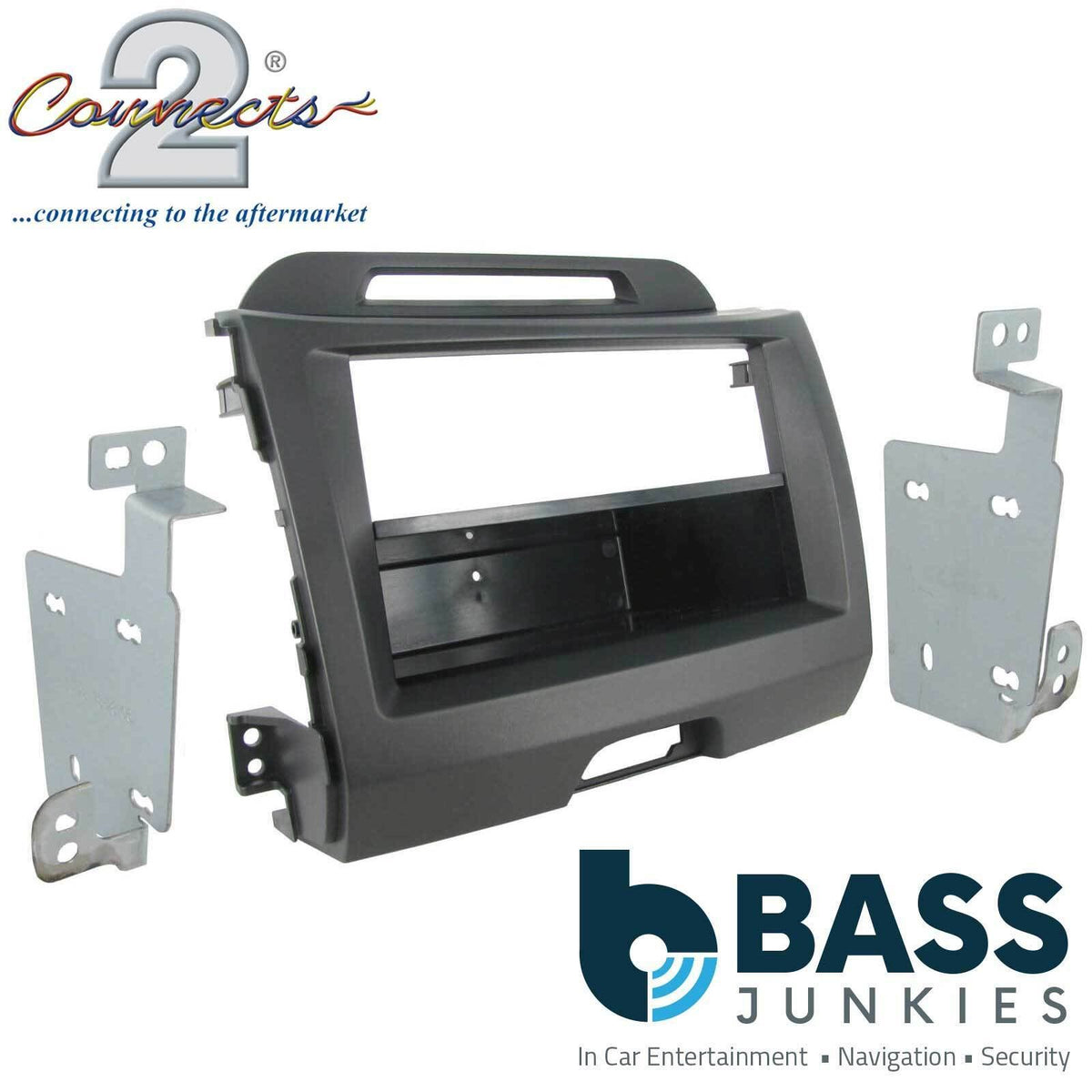 CT24KI18 Kia Sportage 2010 On Car Stereo Single Din Facia Fascia Panel Plate