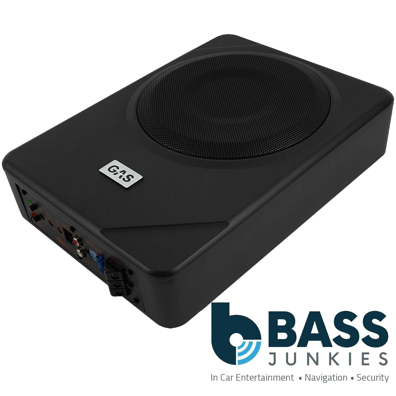 GAS MAX ASB1-8 - 260 Watt Amplified 8" 20cm Active Underseat Car Subwoofer