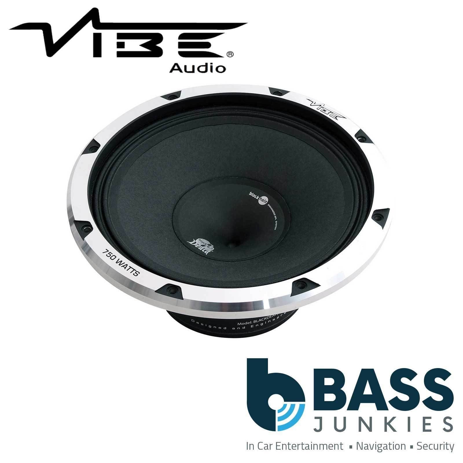 Vibe BDPRO10M Black Death Pro Audio 25cm 10" 750 Watts SPL Car Sub SubWoofer